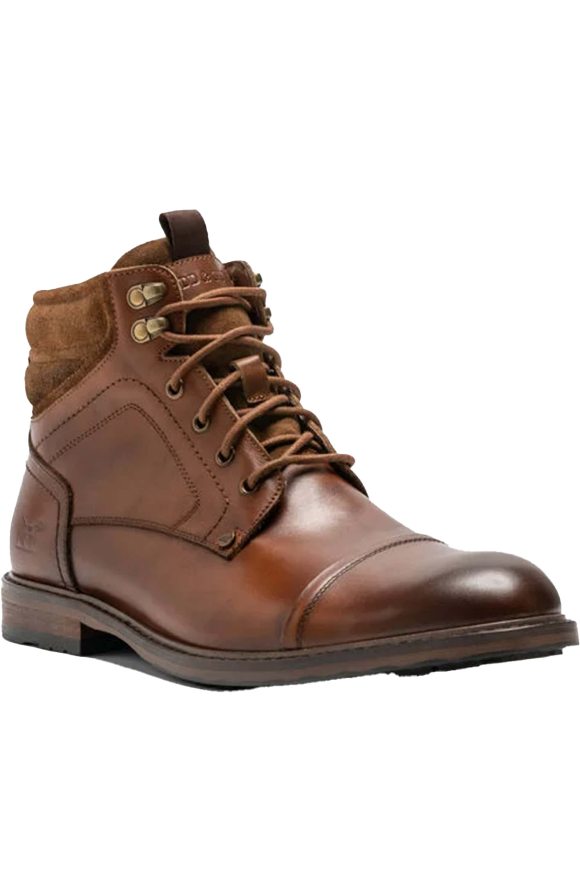 Rodd & Gunn Dunedin Military Boot Tan Burnish