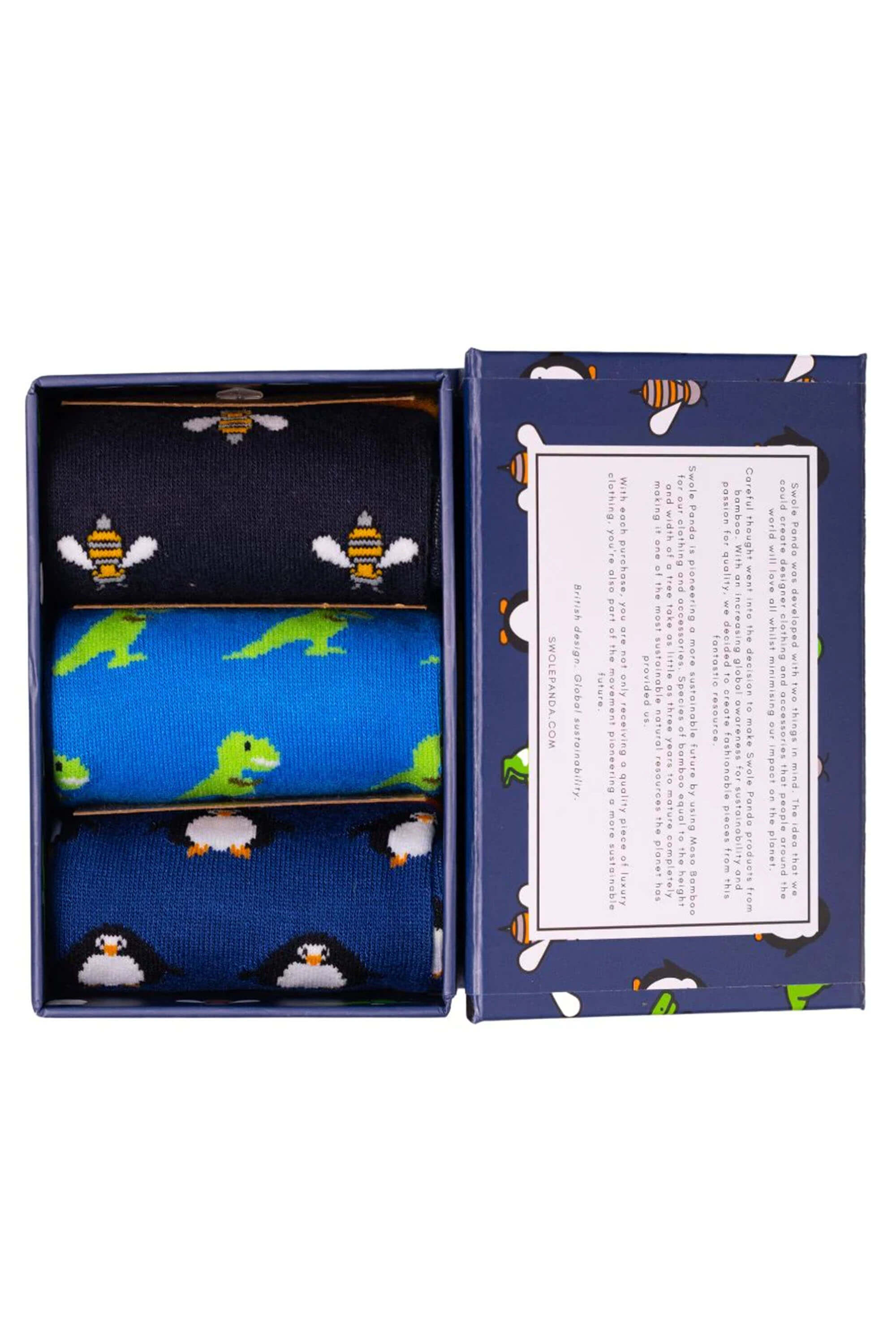 Swole Panda Socks Gift Box