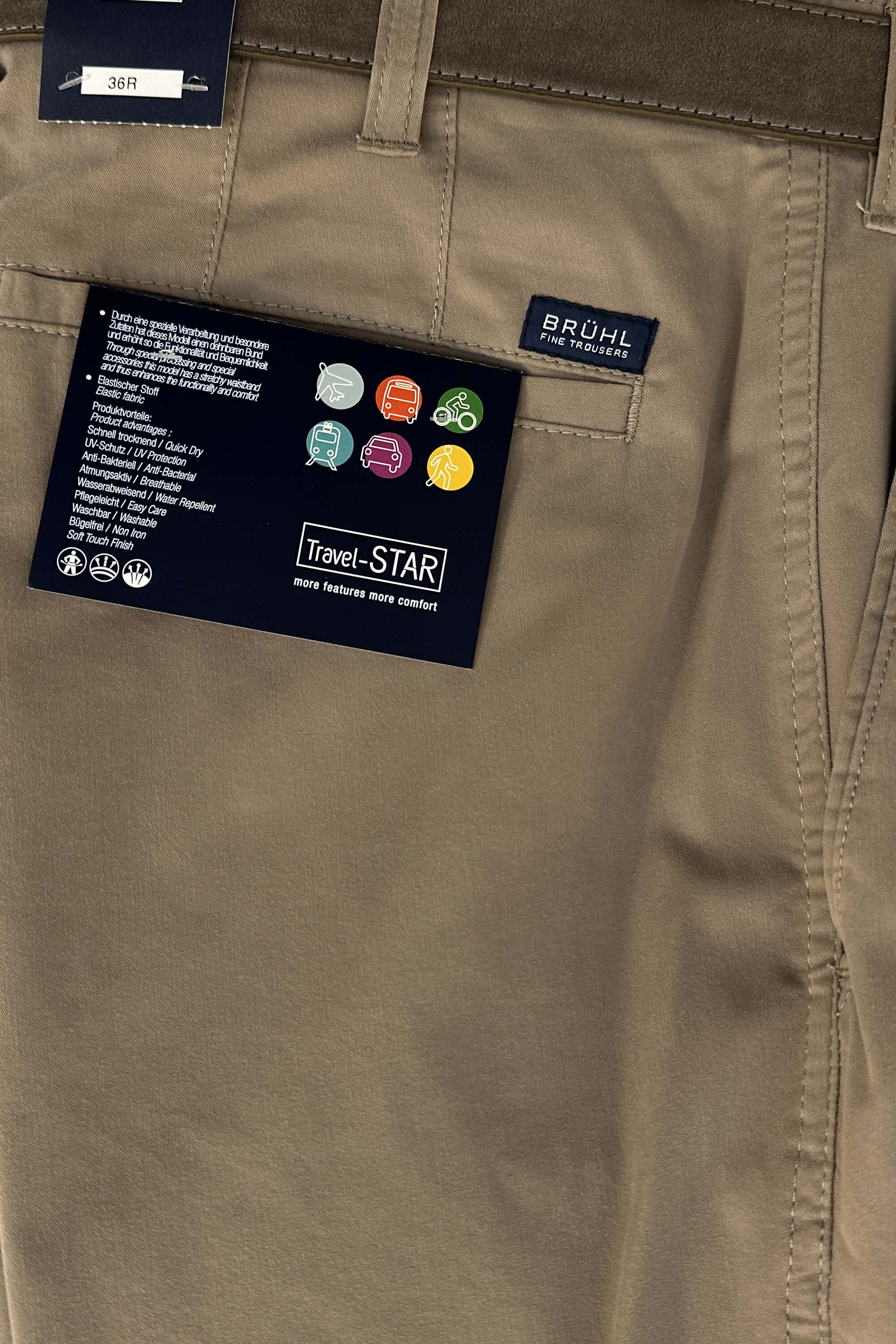 Bruhl Montana Coffee Trousers