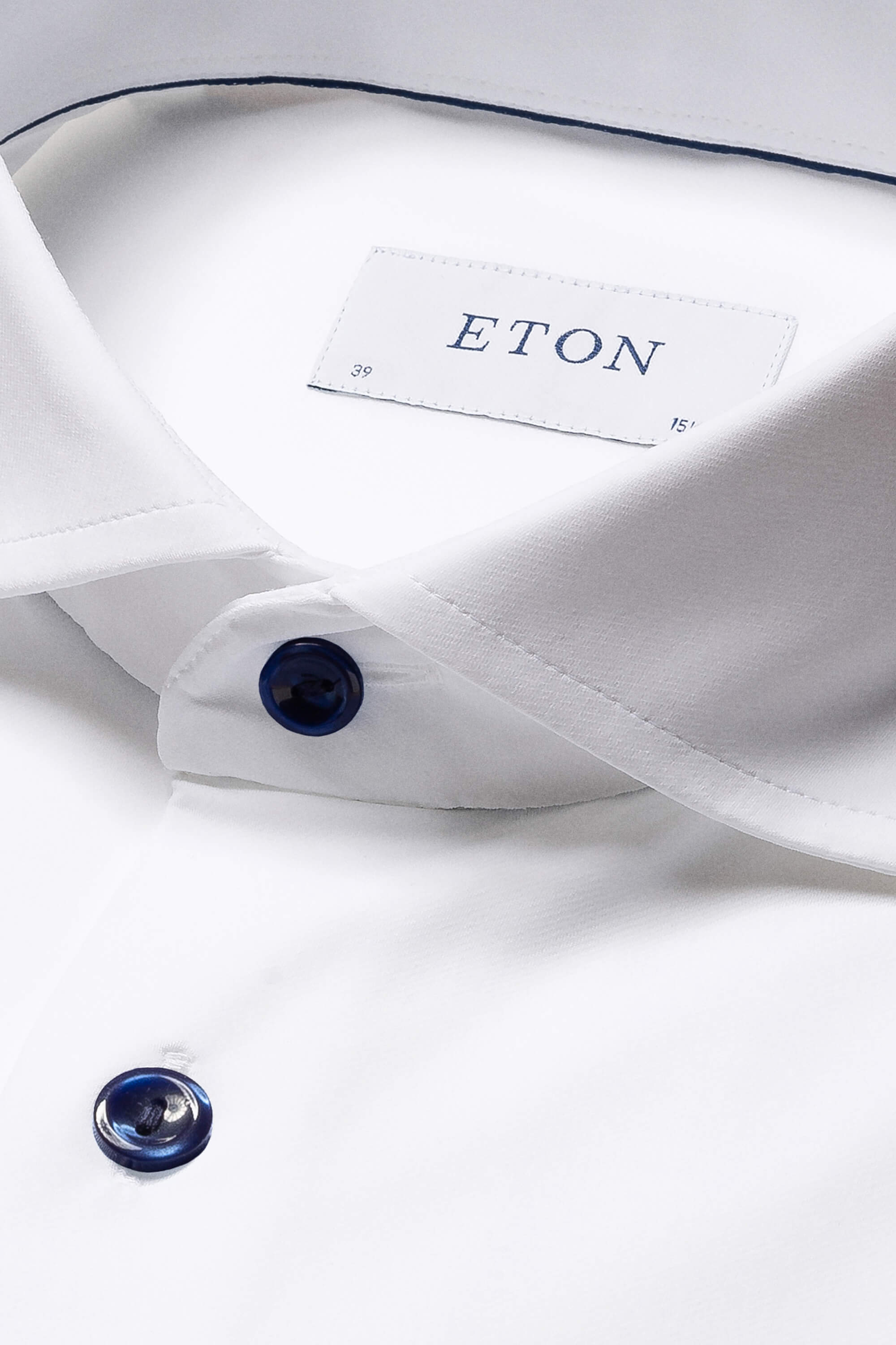 Eton White Four-Way Stretch Shirt