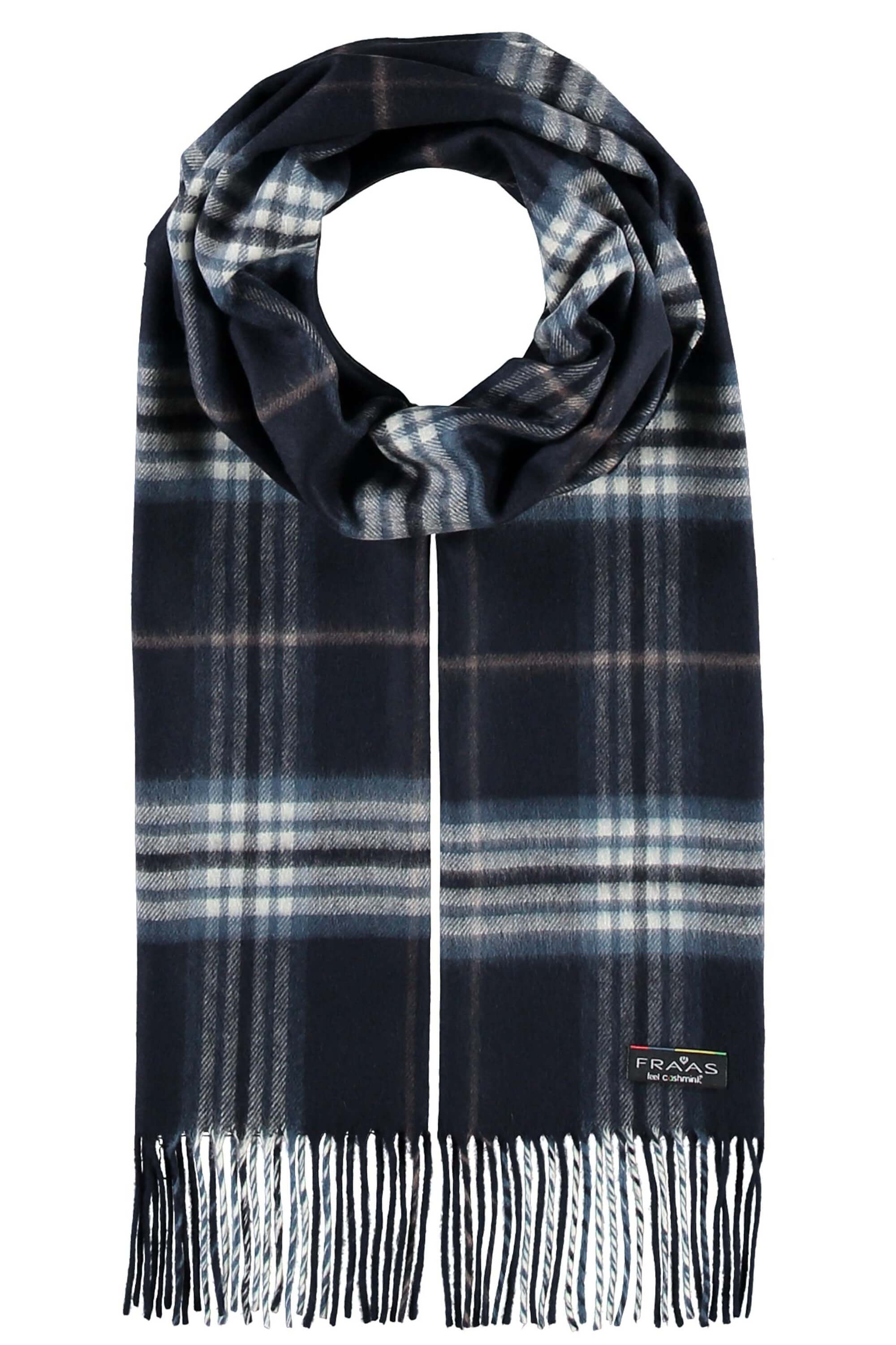 Fraas Check Cashmink Feel Scarf