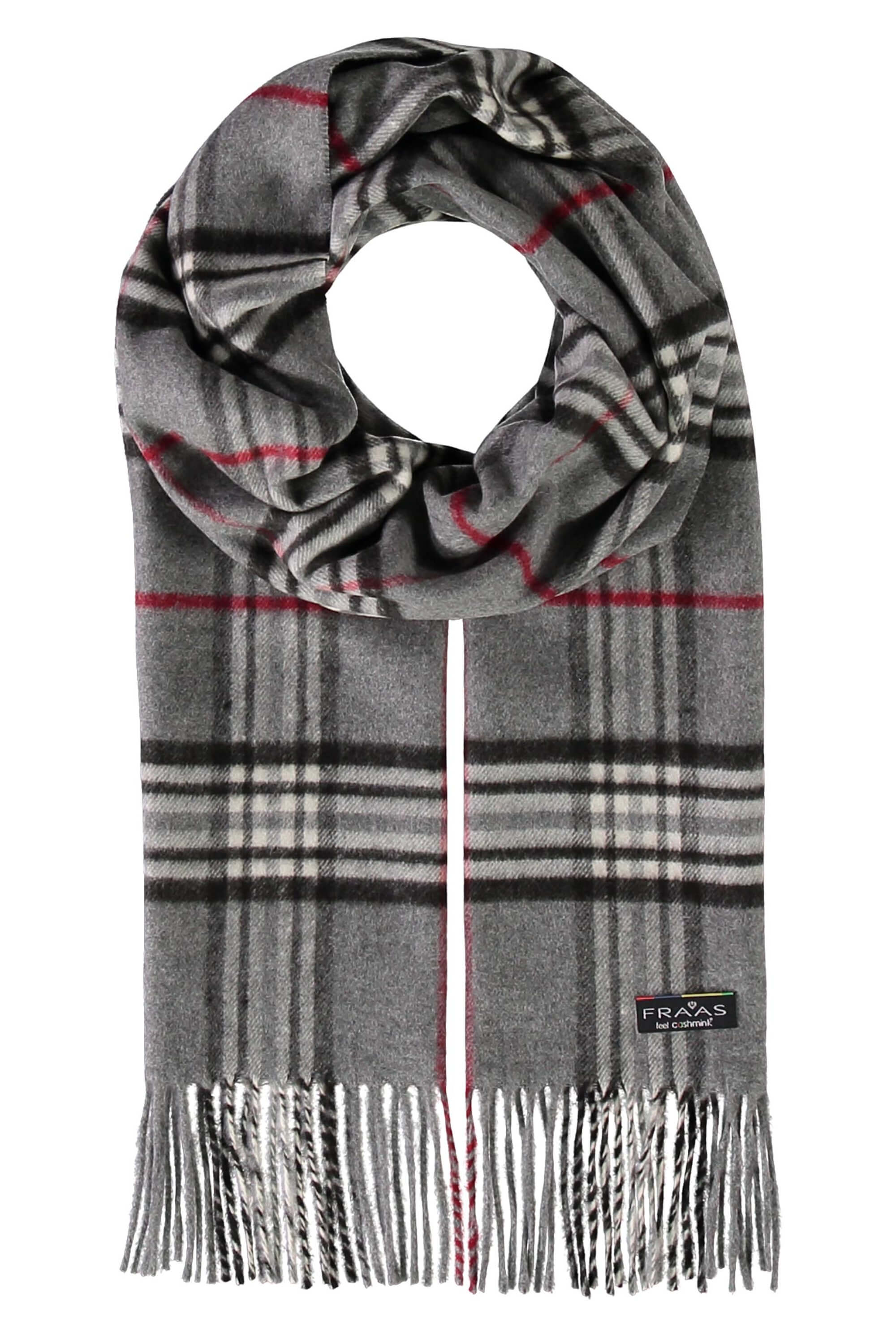 Fraas Check Cashmink Feel Scarf