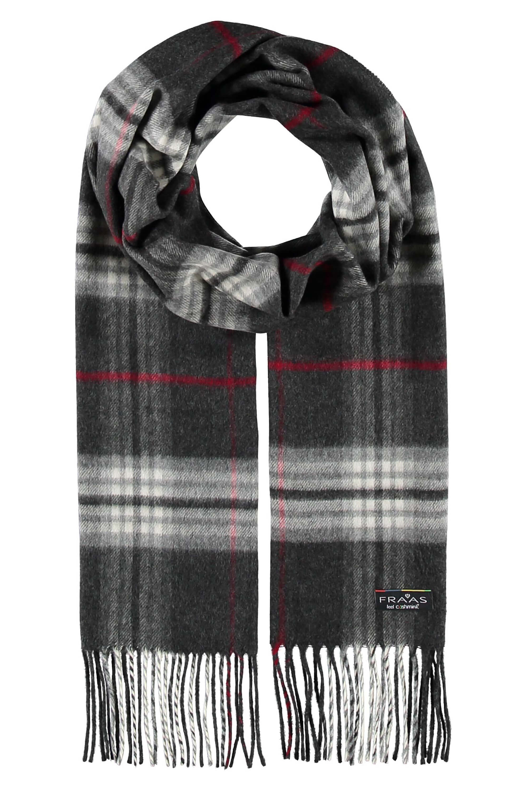 Fraas Check Cashmink Feel Scarf