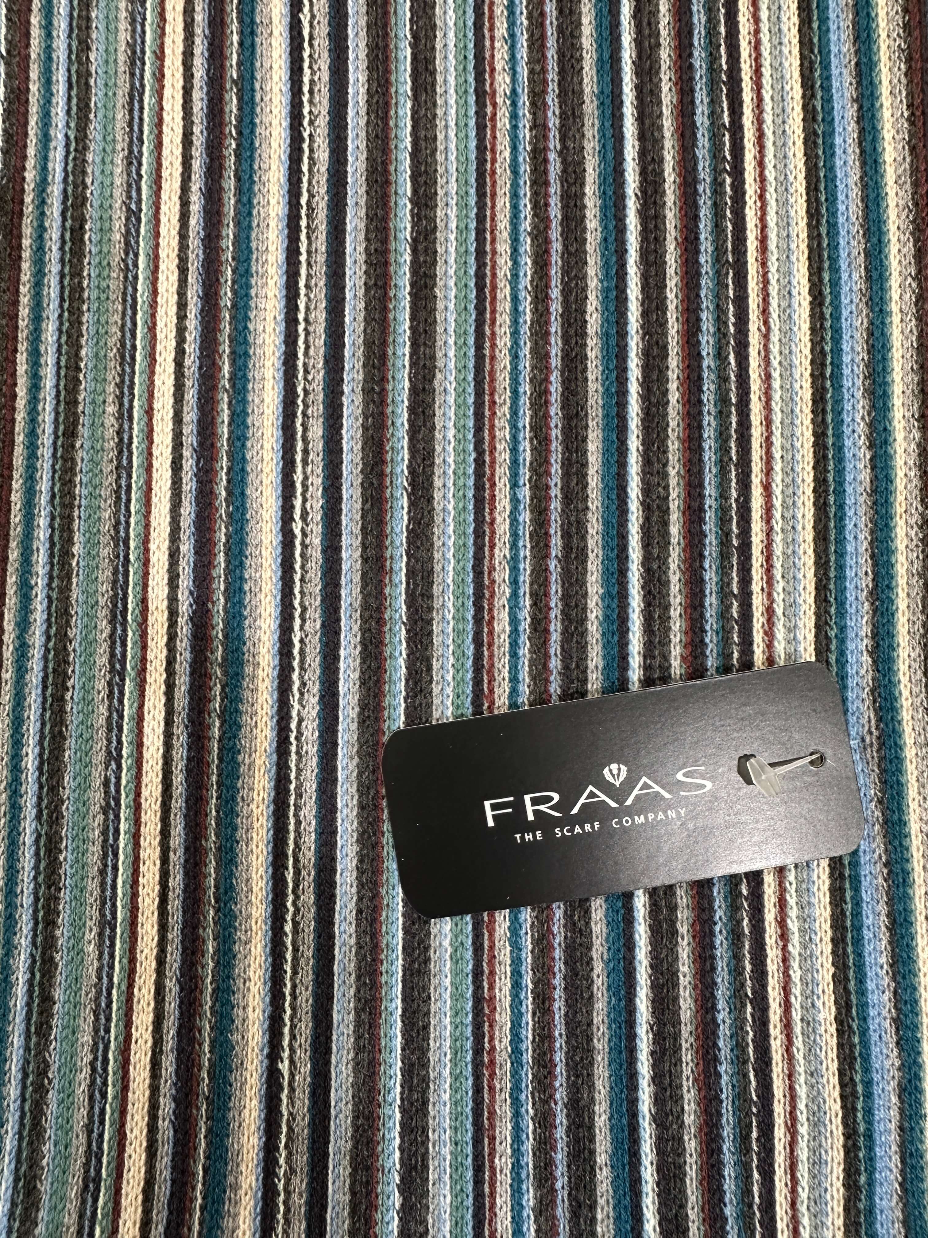 Fraas Thin Stripe Acrylic Scarf