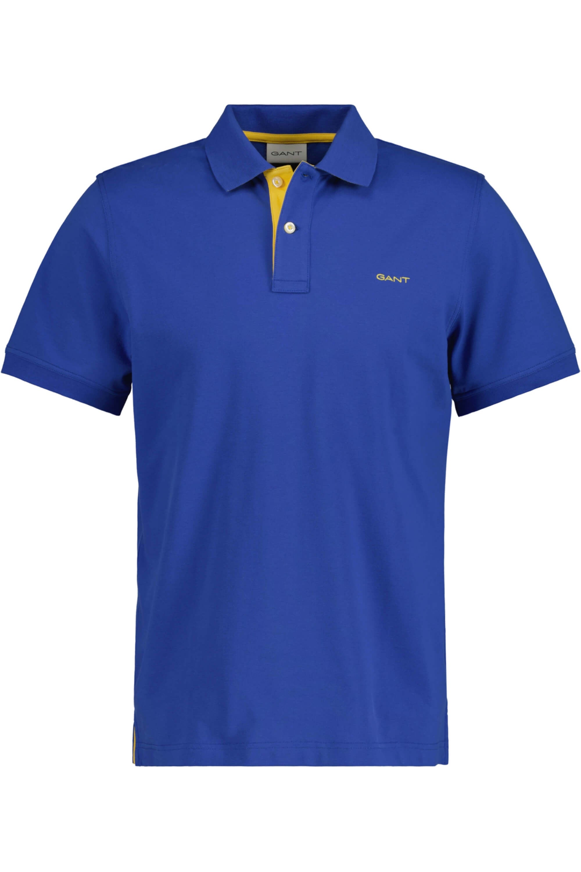 Gant Contrast Collar Polo Rich Blue