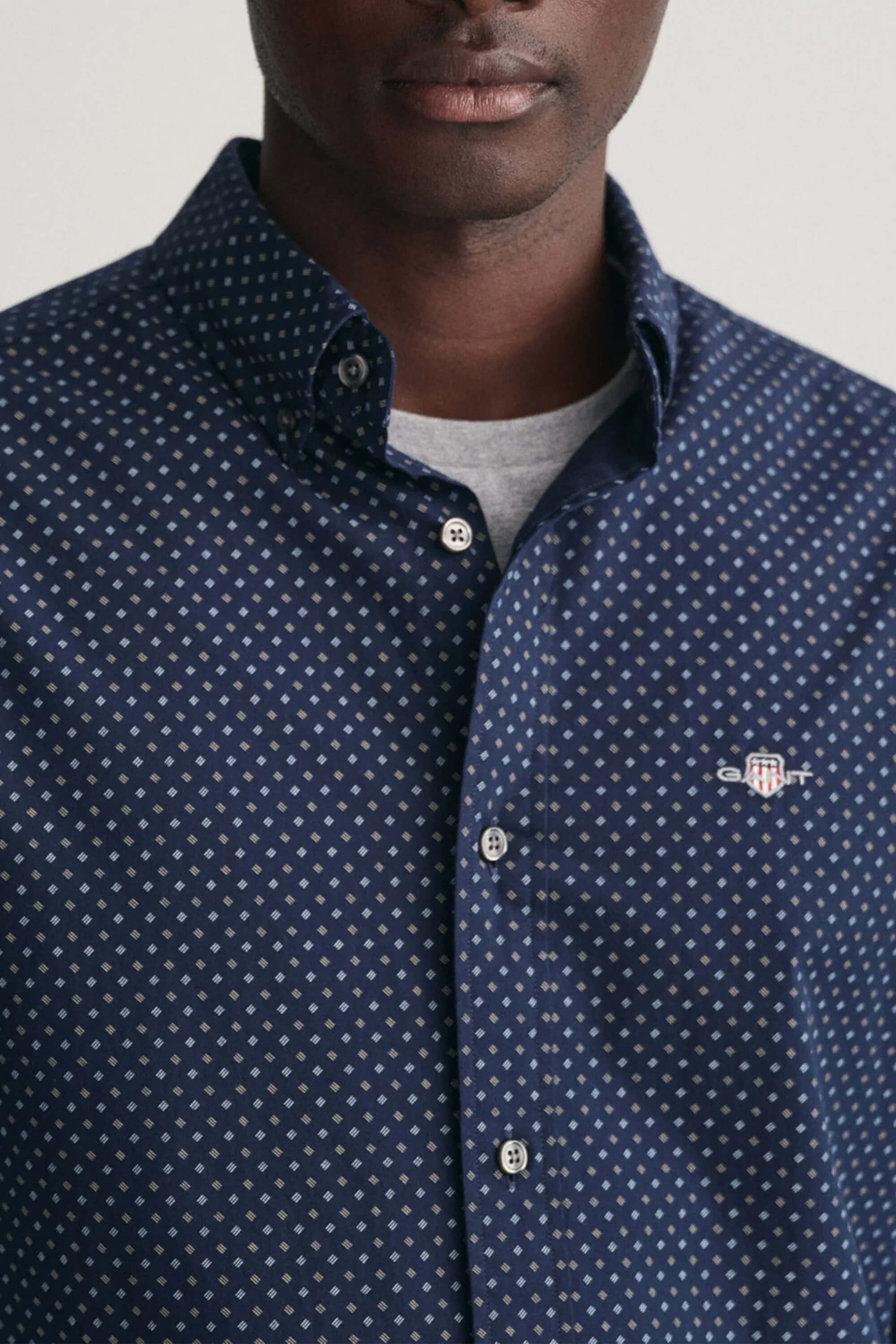 Gant Reg Micro Print Shirt