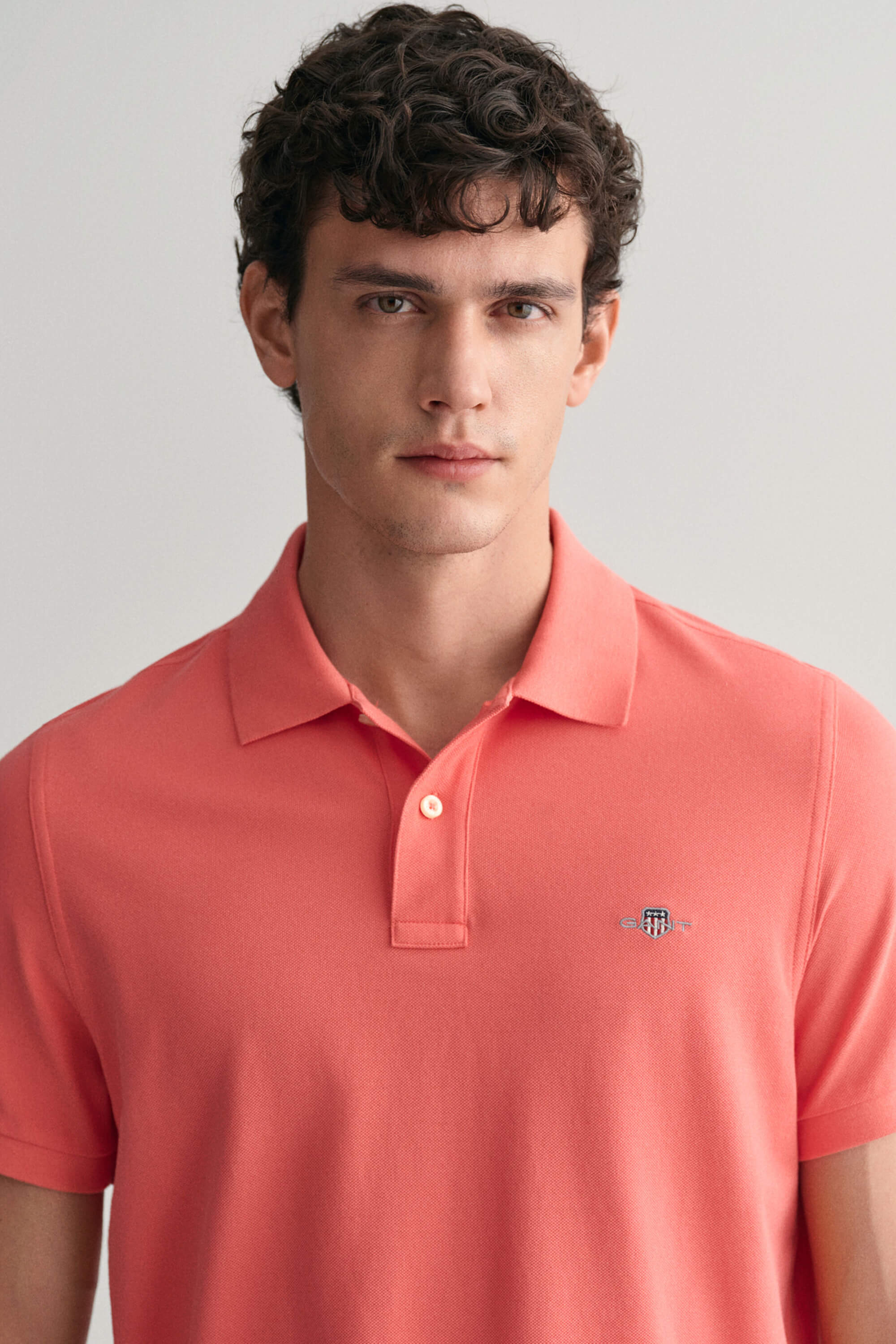 Gant Shield Pique Polo Sunset Pink