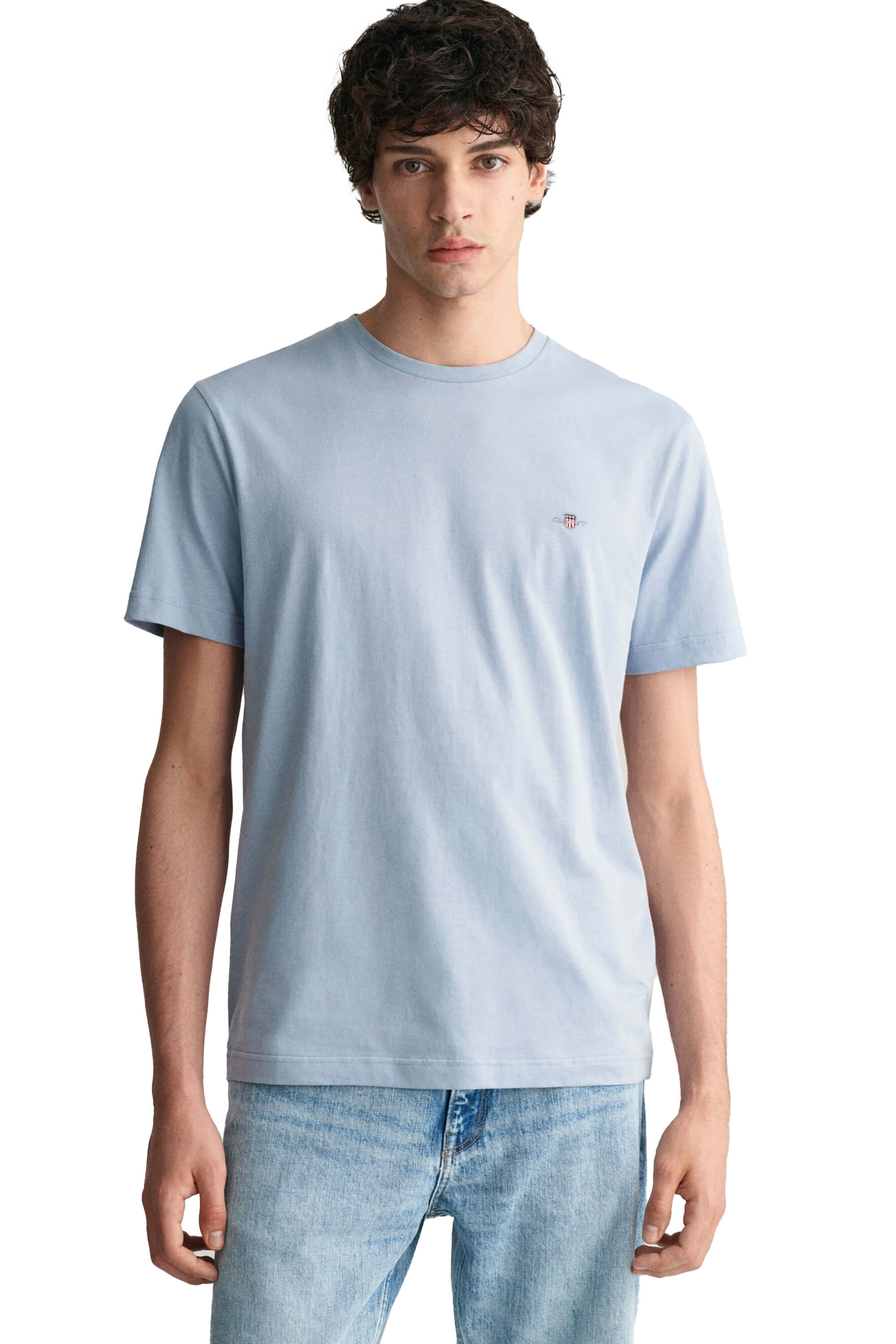 Gant Shield T-Shirt Dove Blue