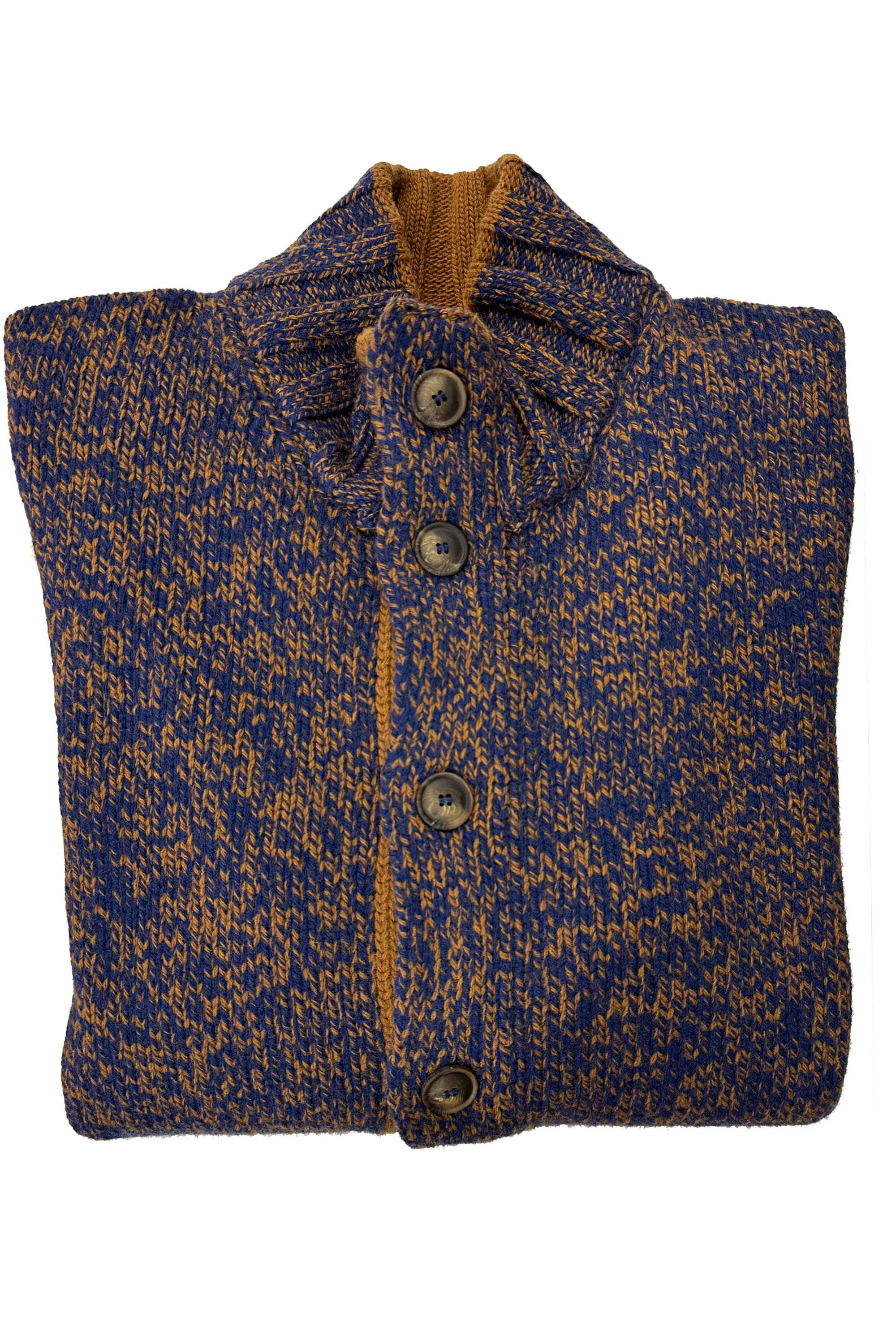 Gran Sasso Heavy Marl Button Knit Cardigan