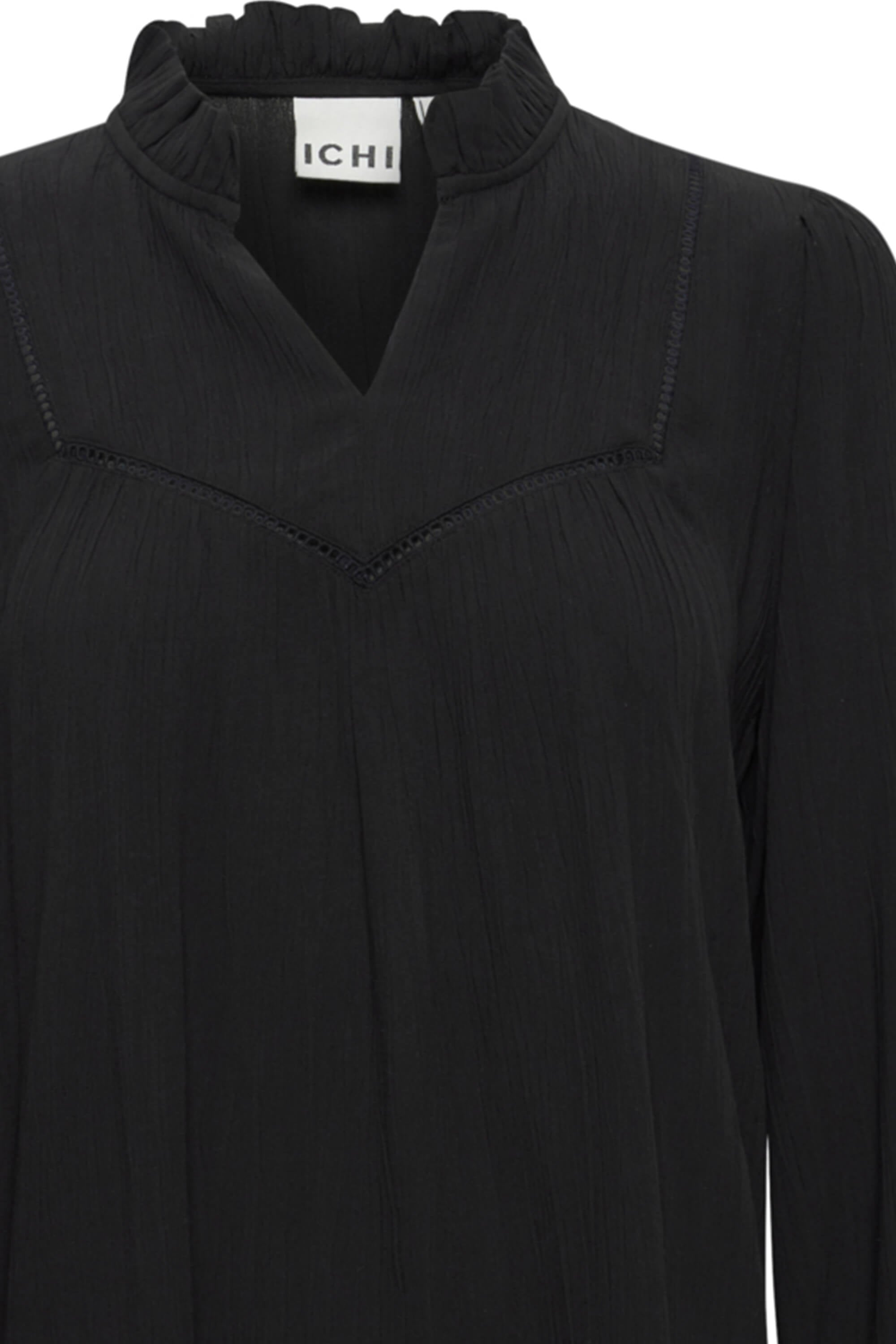 Ichi Fleurette Blouse Black