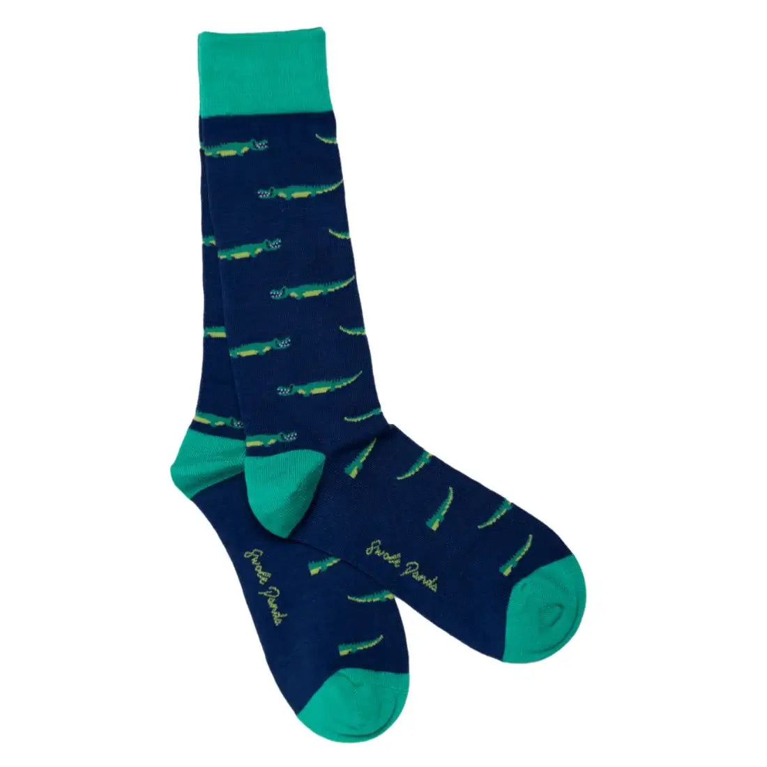 Swole Panda Motif Bamboo Socks