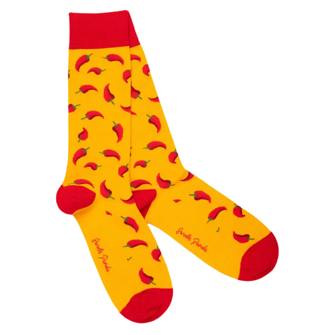Swole Panda Motif Bamboo Socks