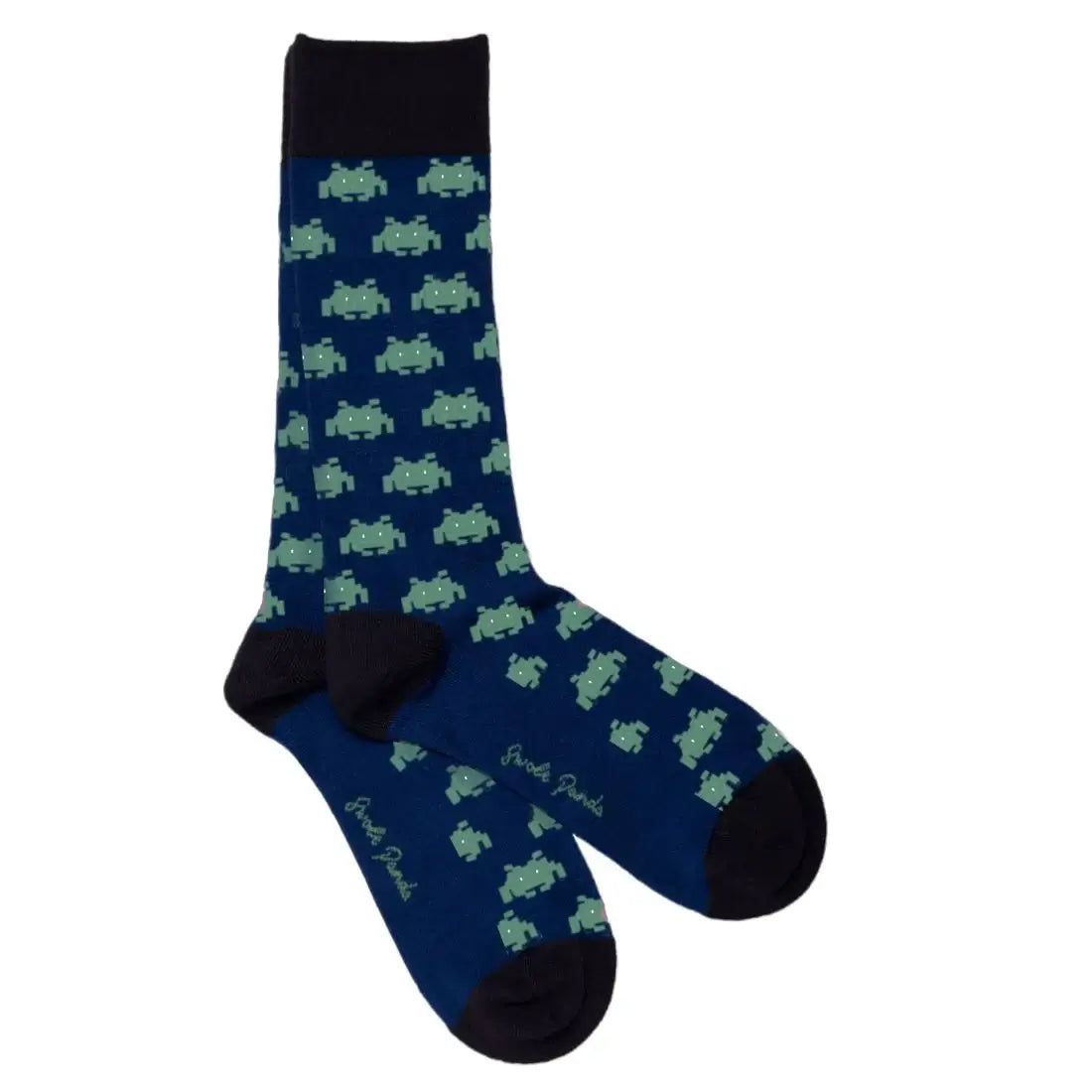 Swole Panda Motif Bamboo Socks