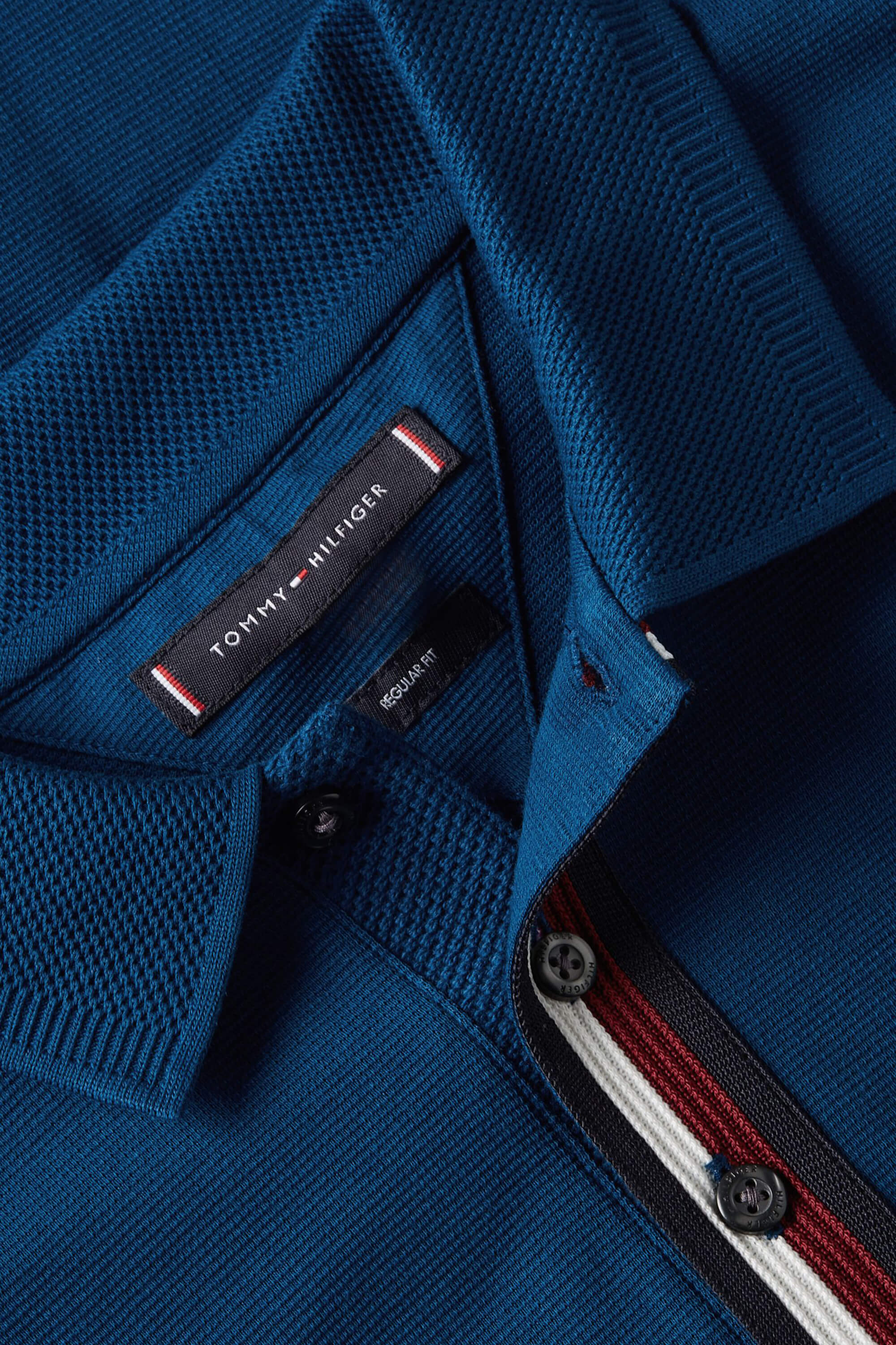Tommy Hilfiger Bold LS Reg Polo Deep indigo