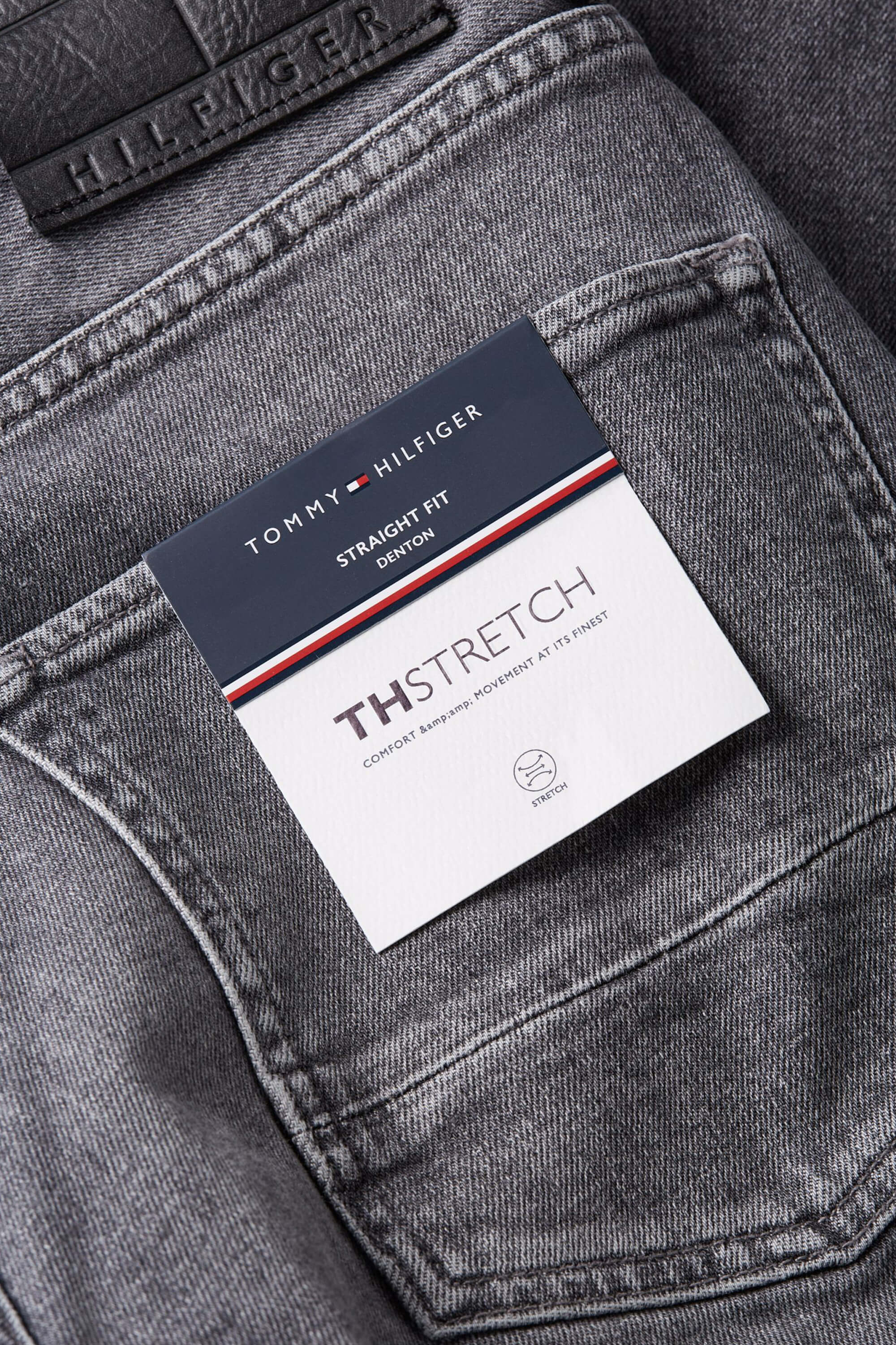 Tommy Hilfiger Straight Denton Jeans Avas Grey