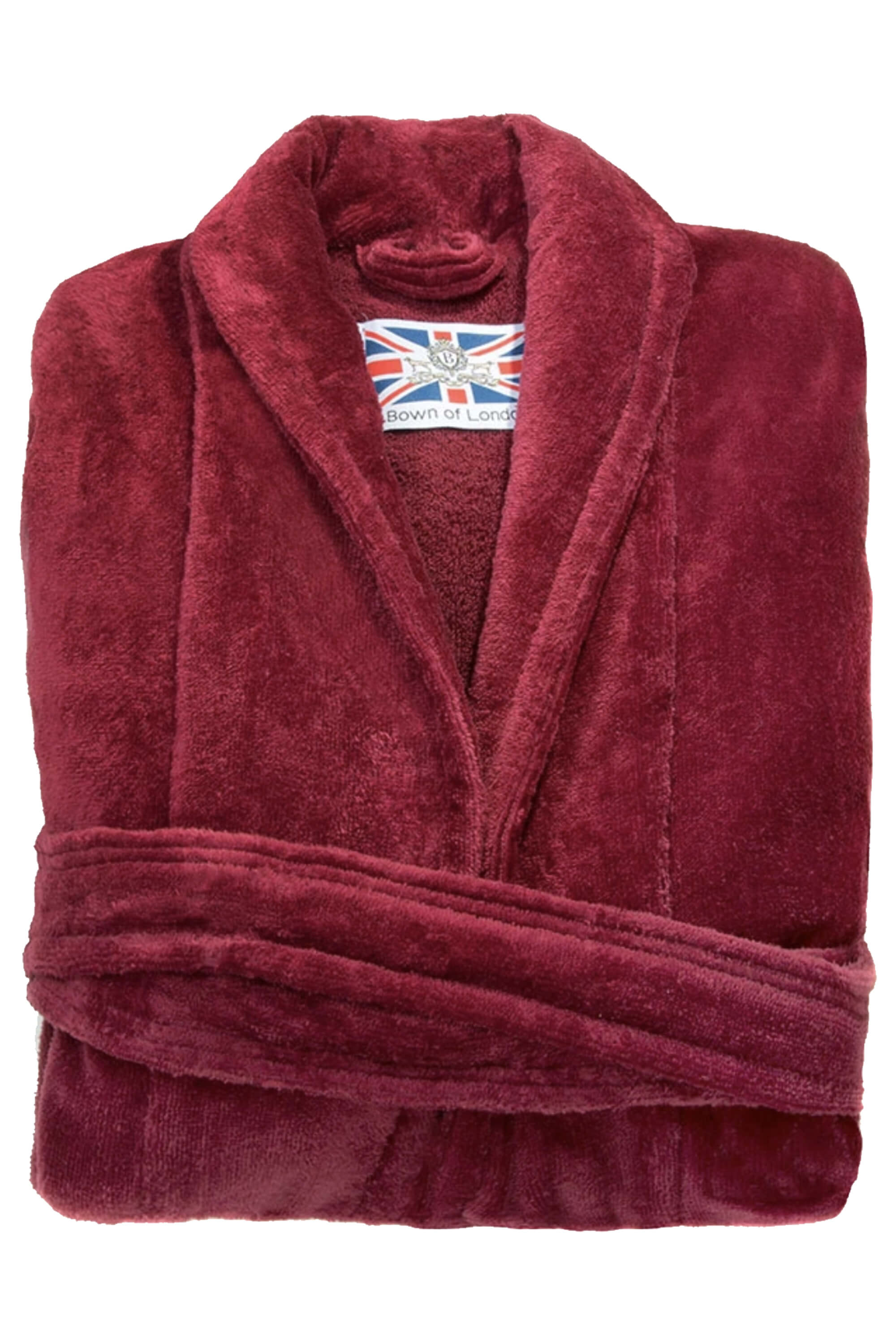 Bown of London Baron Dressing Gown Burgundy