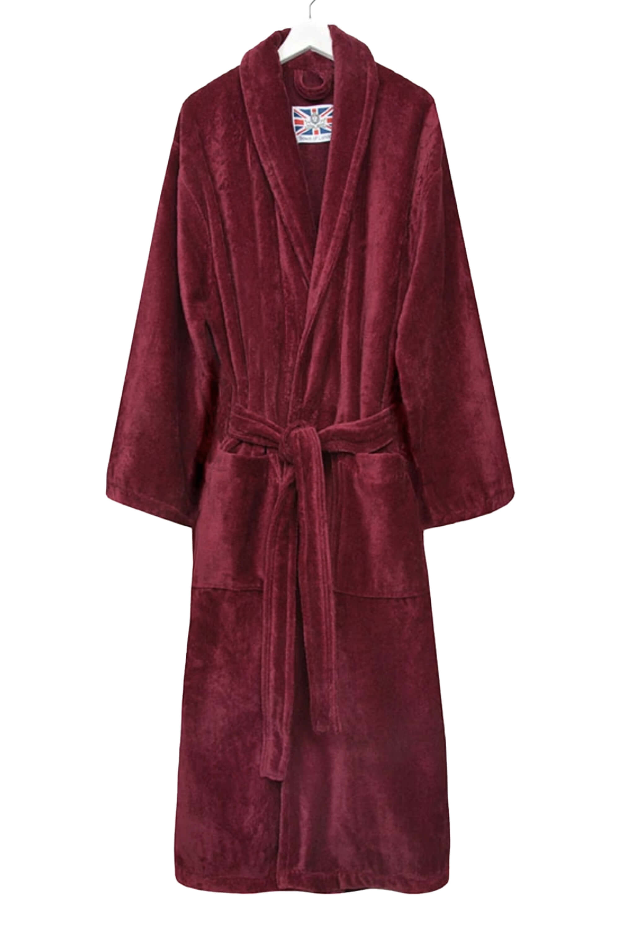 Bown of London Baron Dressing Gown Burgundy