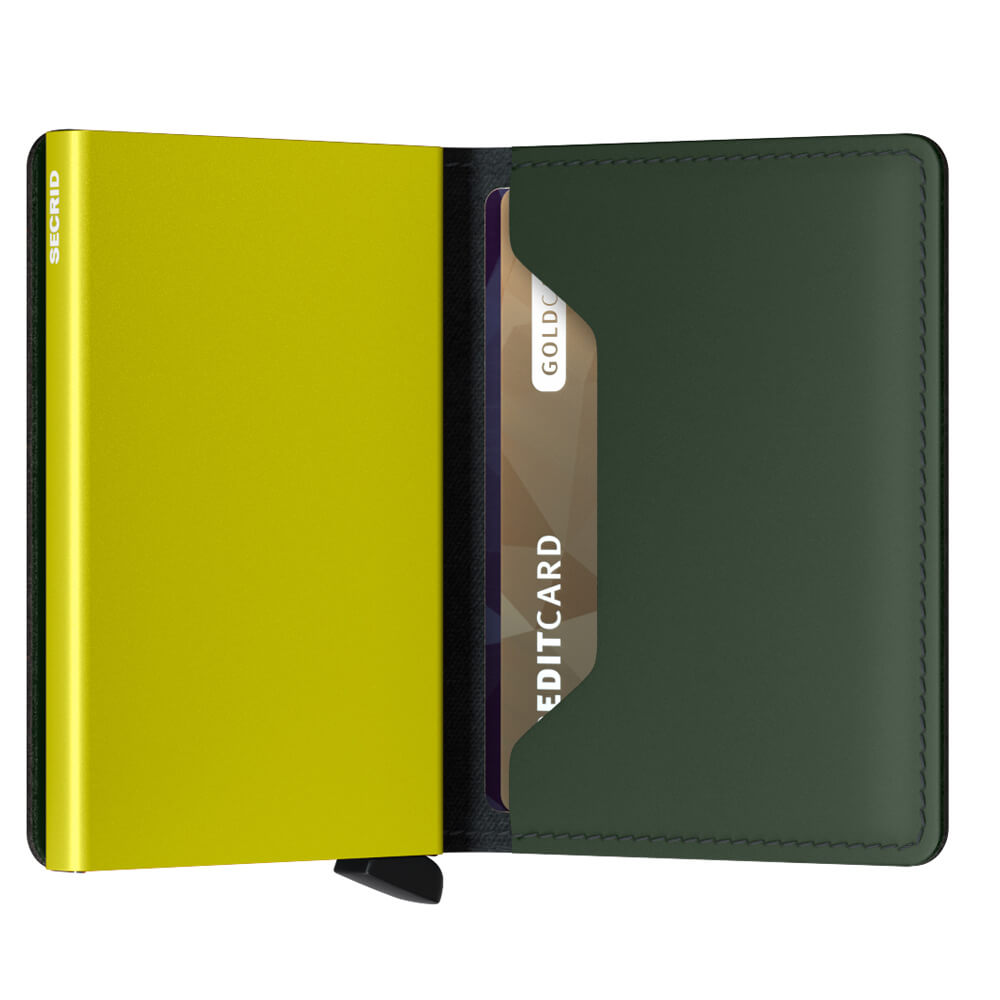 Secrid Slimwallet Matte Green & Lime