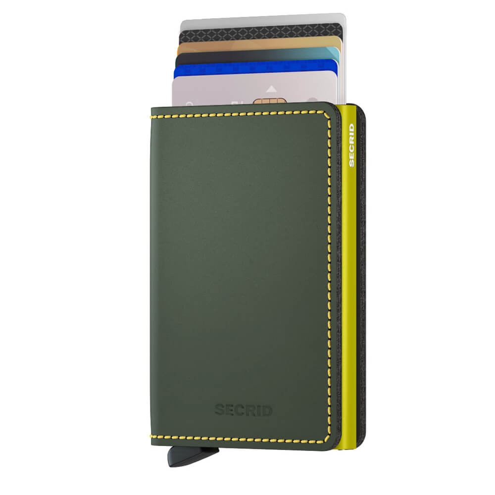 Secrid Slimwallet Matte Green & Lime