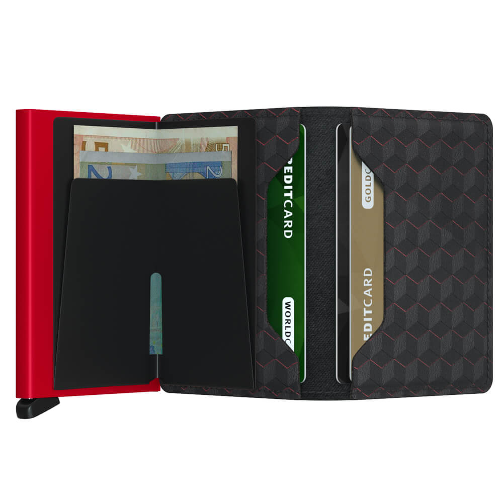 Secrid Slimwallet Optical Black-Red