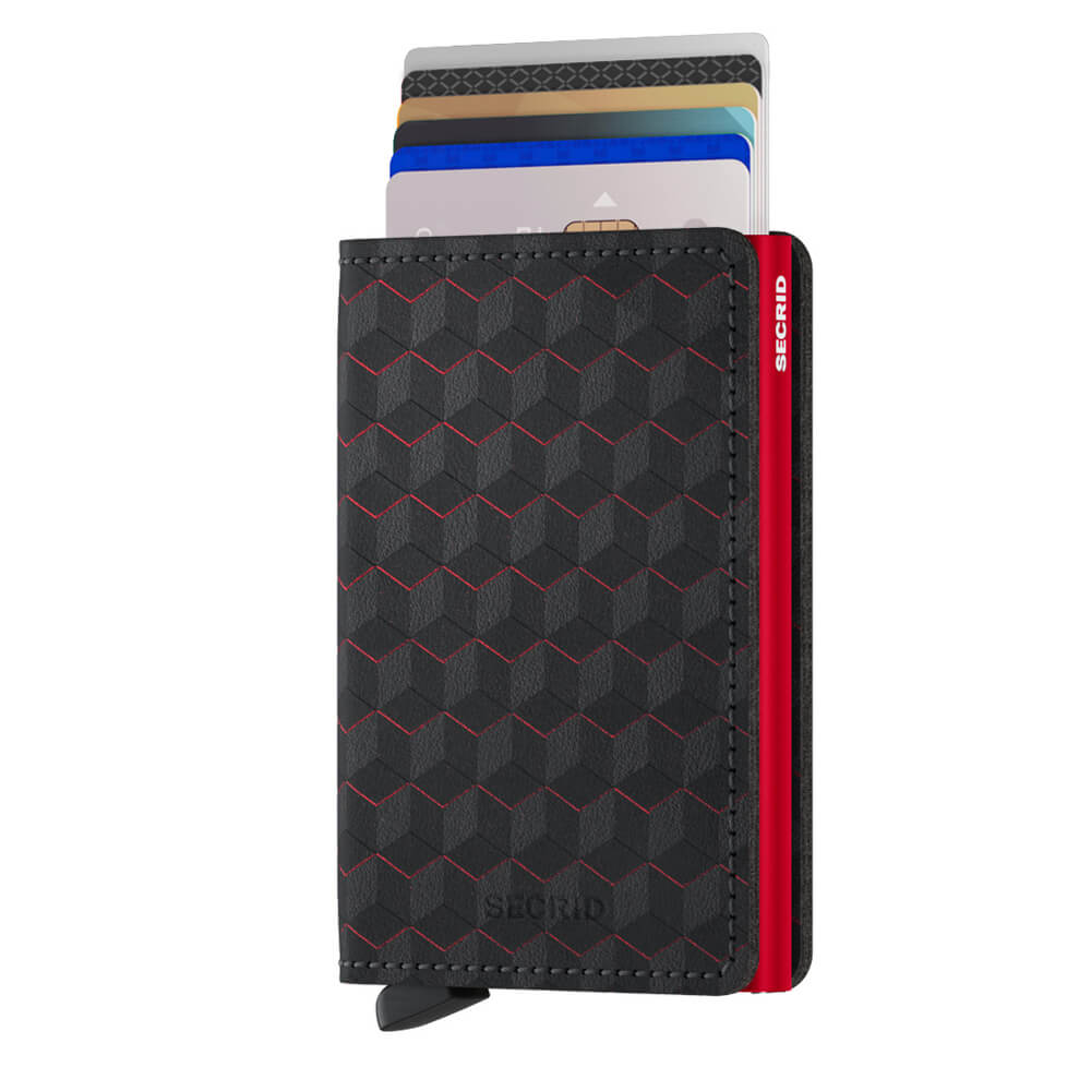 Secrid Slimwallet Optical Black-Red