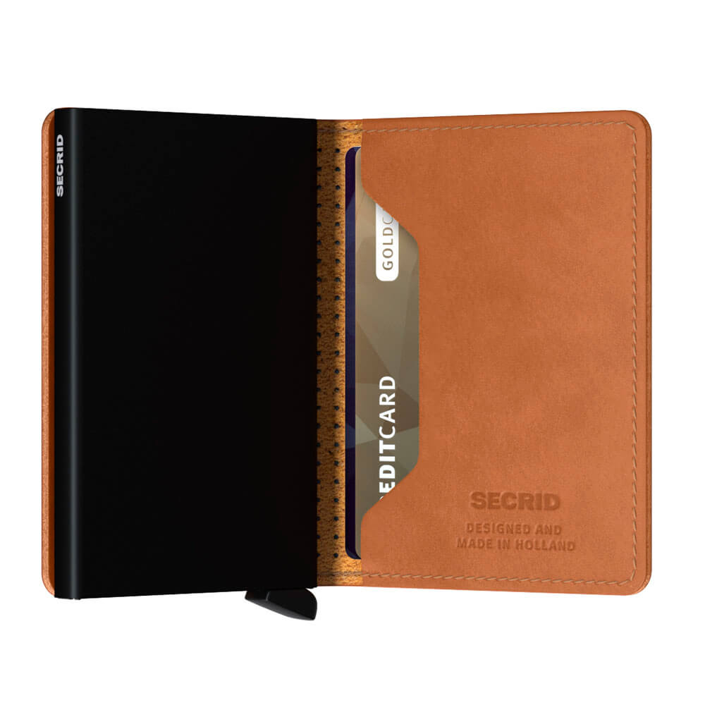 Secrid Slimwallet Perforated Cognac