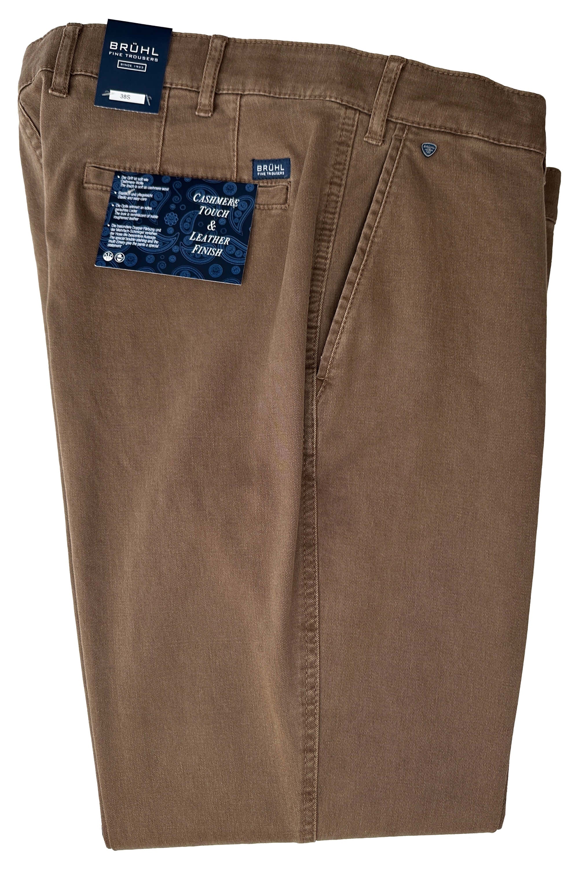 Bruhl Montana Cashmere Touch Trousers Putty
