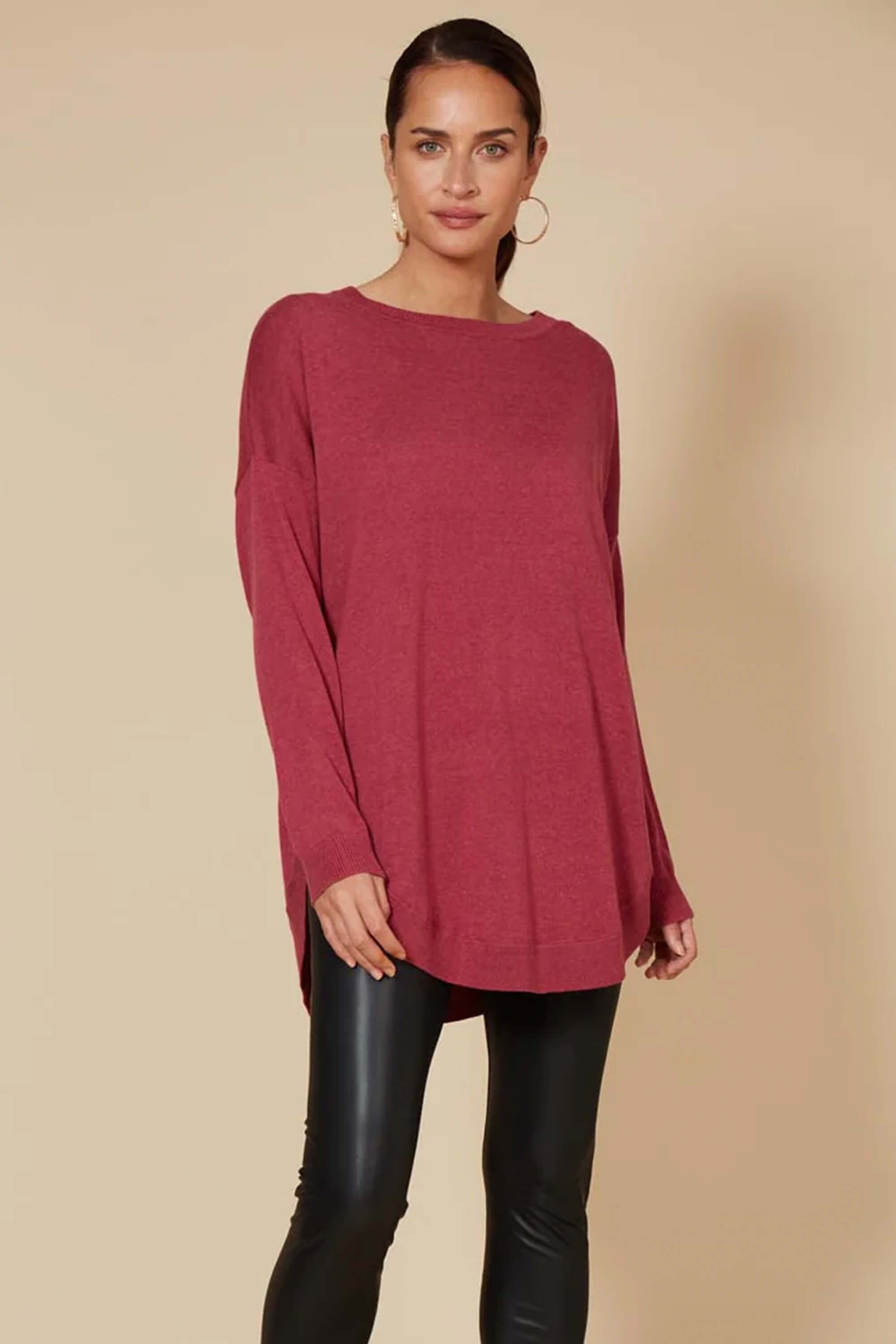 Eb & Ive Cleo Jumper Mullberry