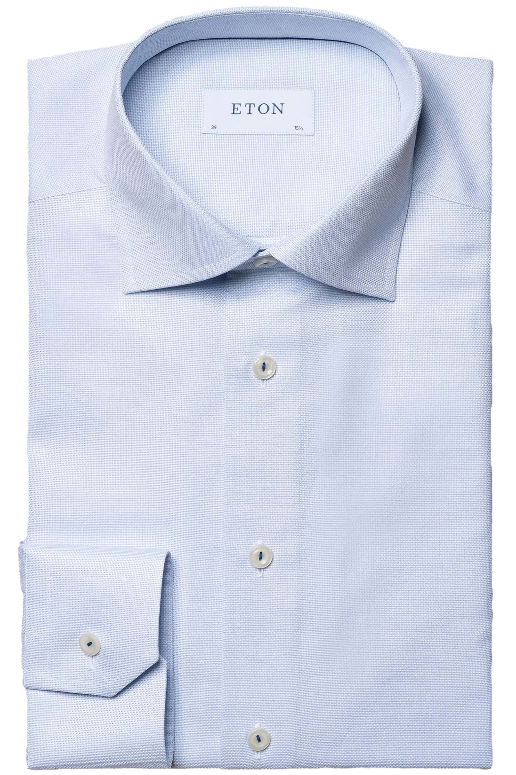 Eton Light Blue Dobby Shirt