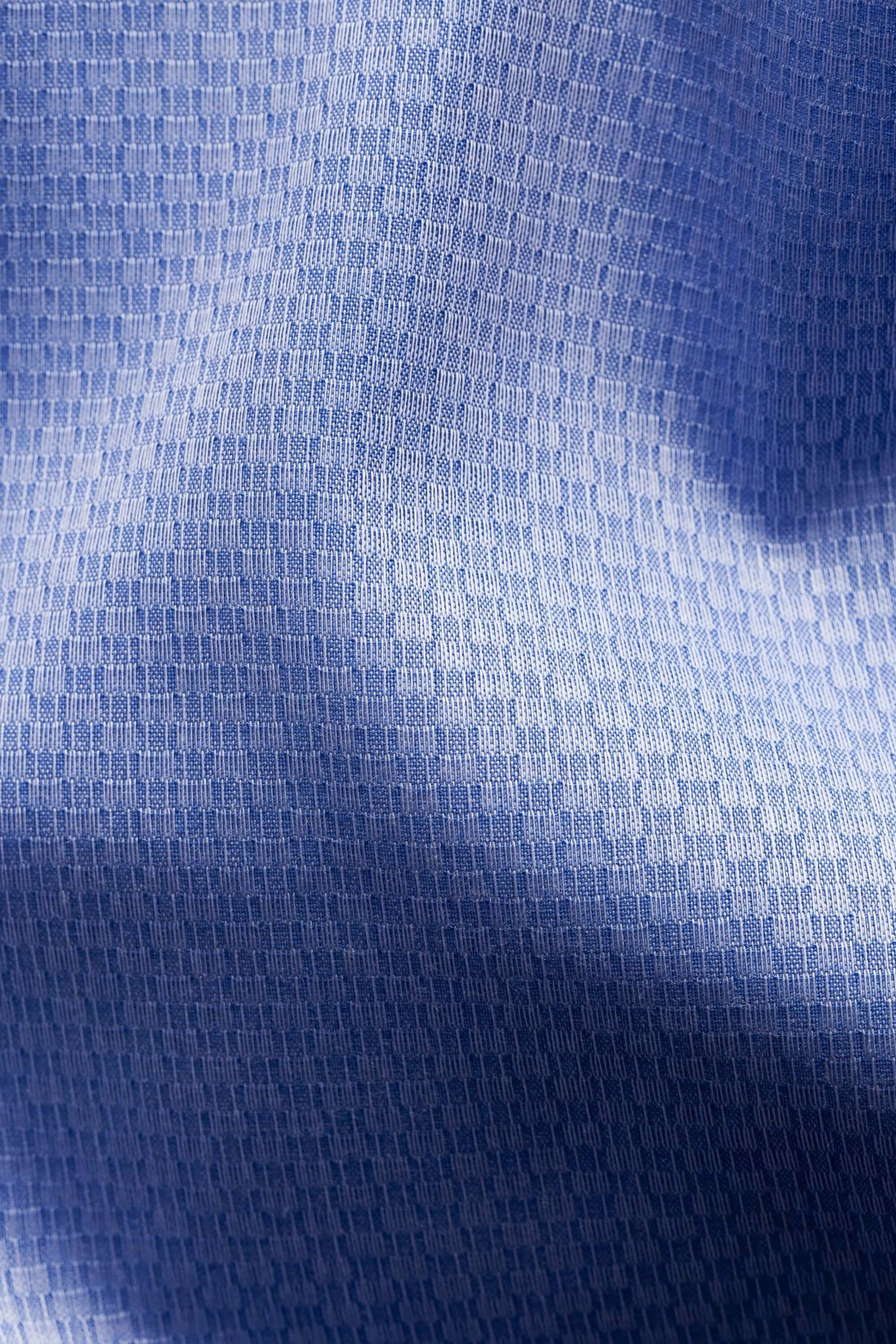 Eton Mid Blue Dobby Shirt