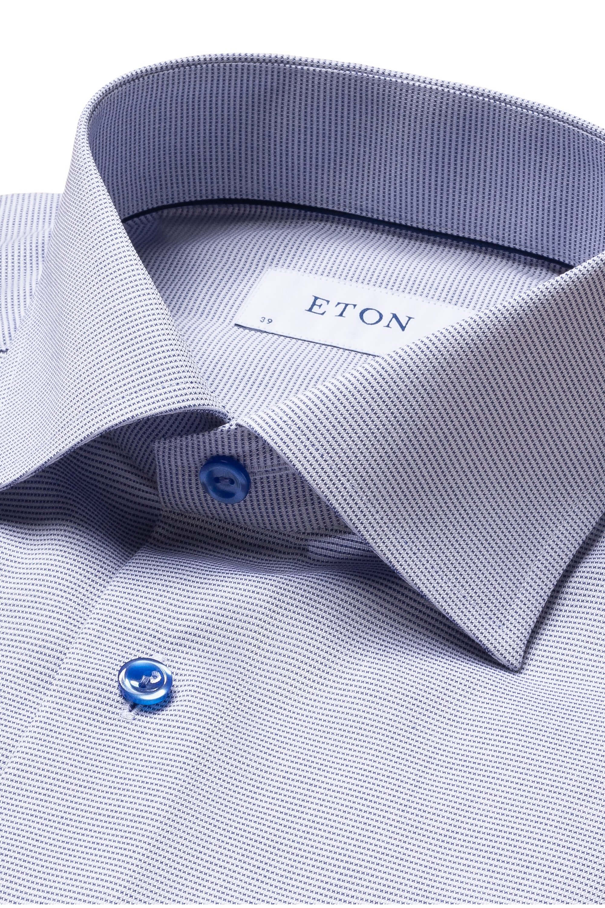 Eton Mid Blue Twill Shirt