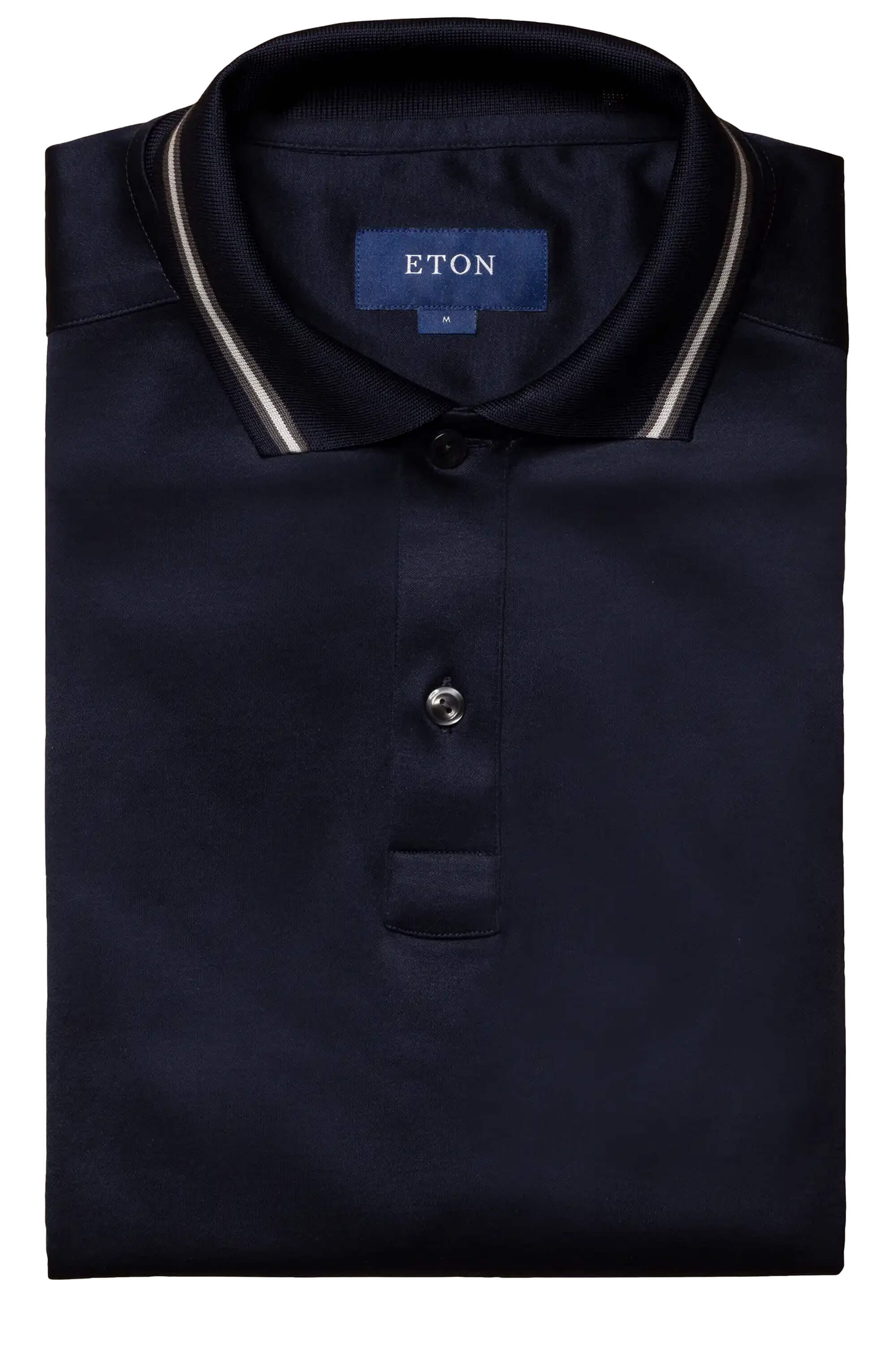 Eton Navy Filo Di Scozia Polo Shirt