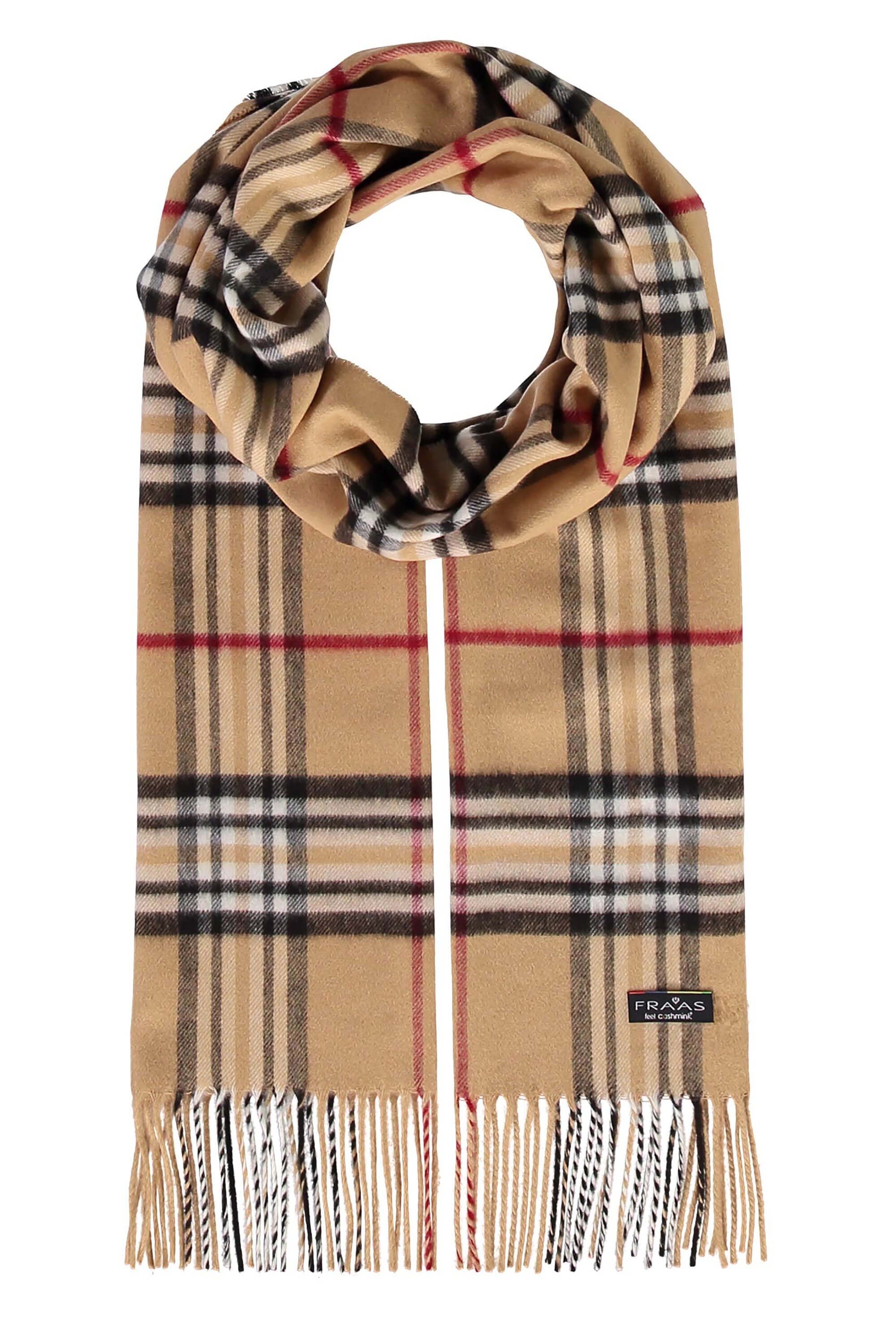 Fraas Check Cashmink Feel Scarf