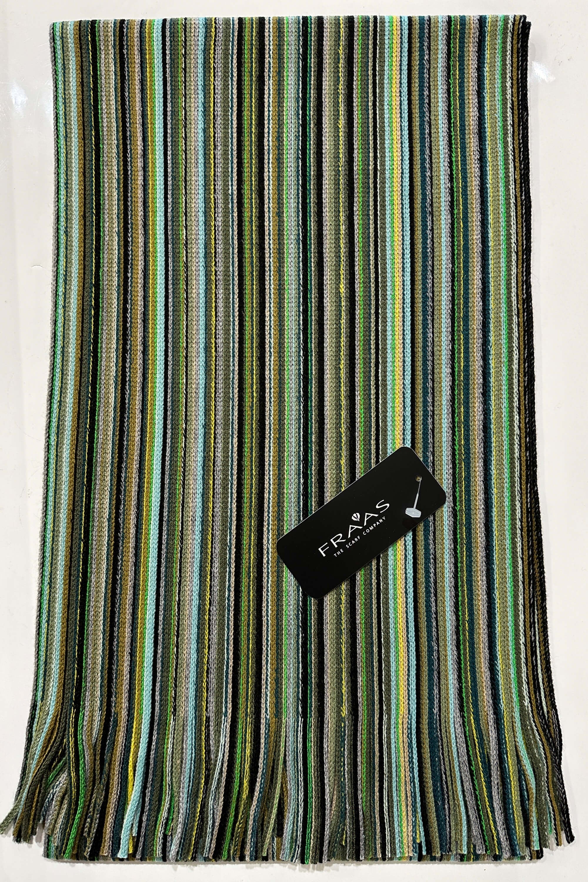 Fraas Thin Stripe Acrylic Scarf