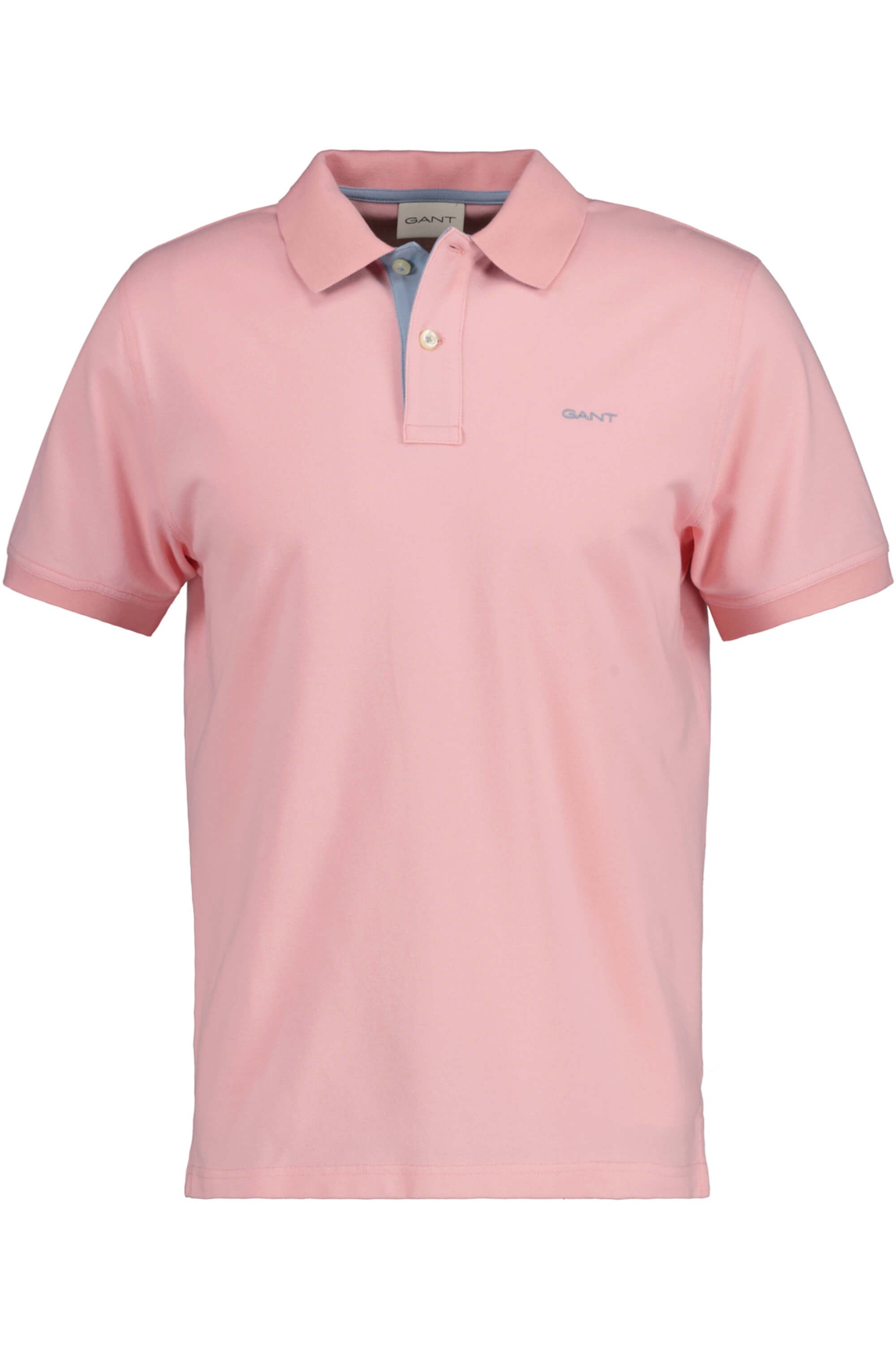 Gant Contrast Collar Polo Bubblegum Pink