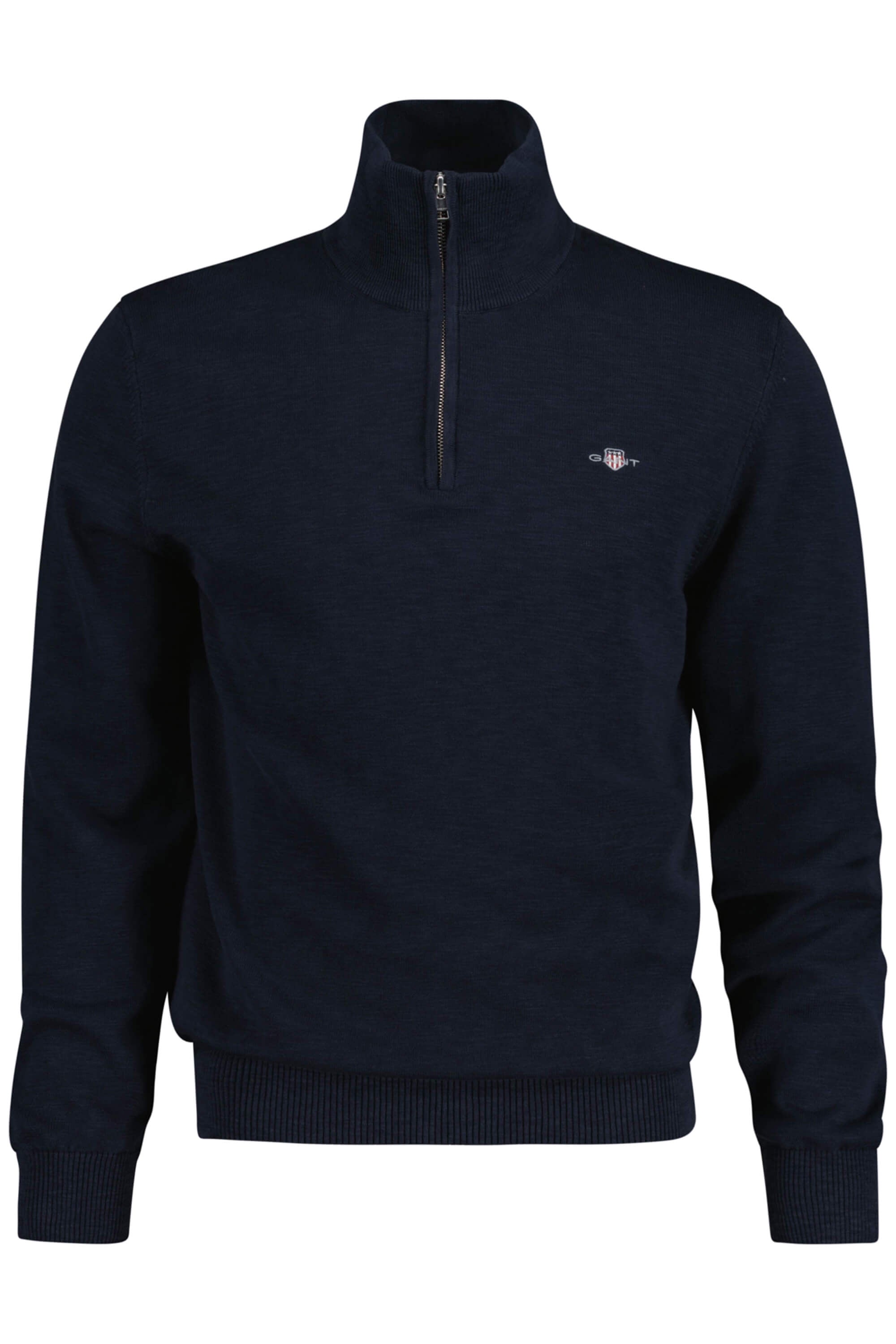 Gant Cotton Flamme Half Zip Blue