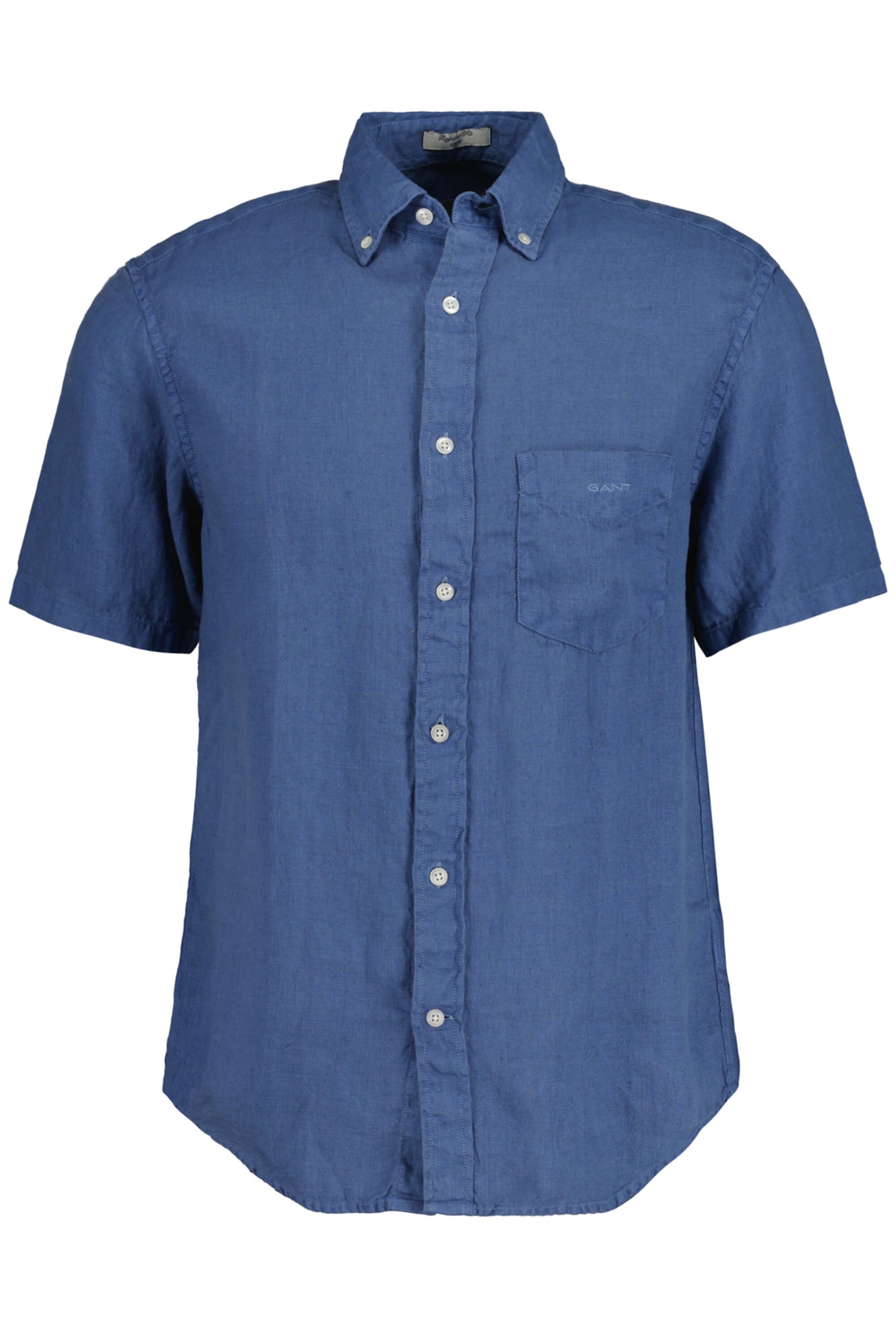 Gant GMNT Dyed Linen SS Shirt Salty Sea