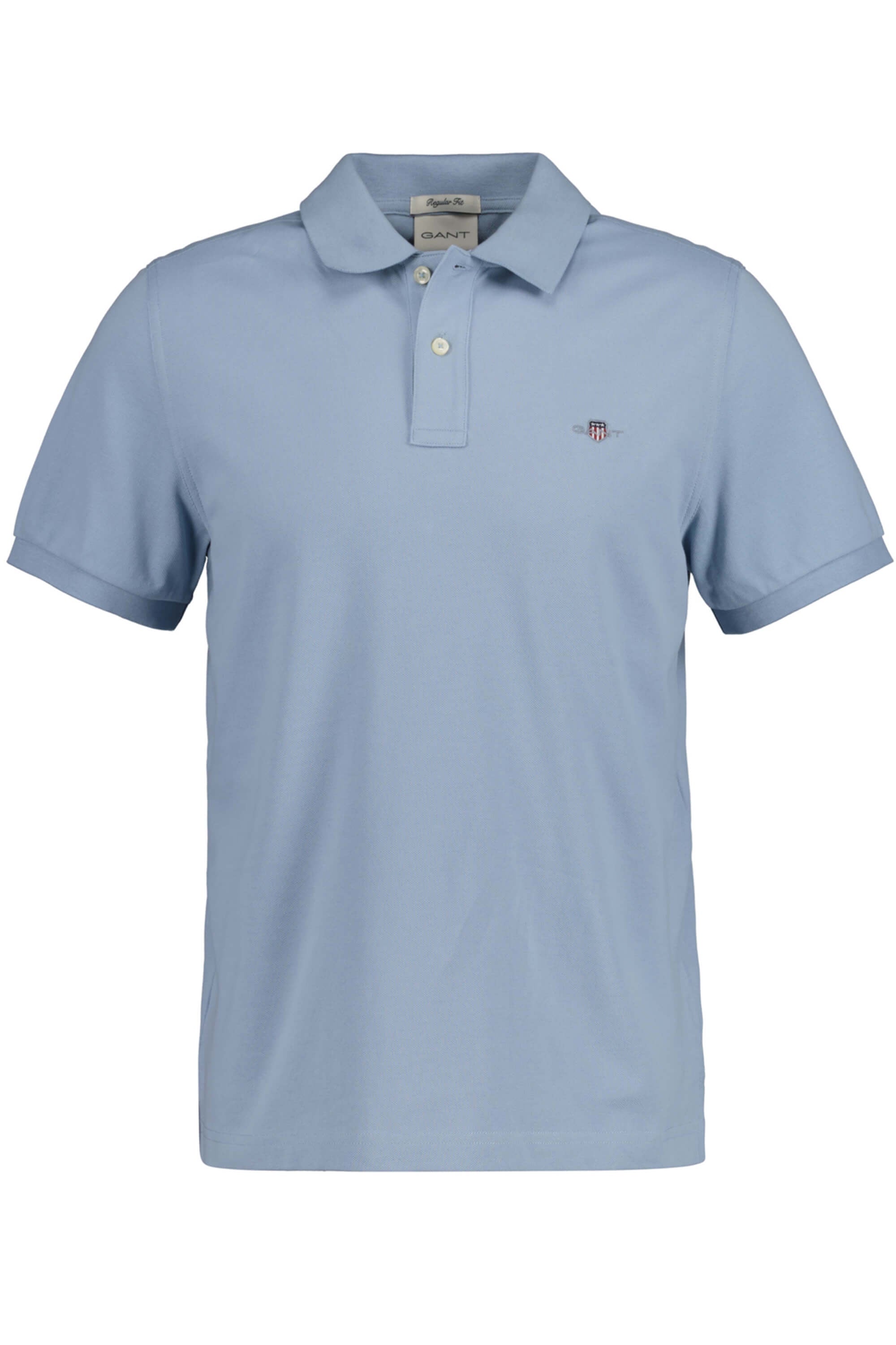 Gant Shield Pique Polo Dove Blue