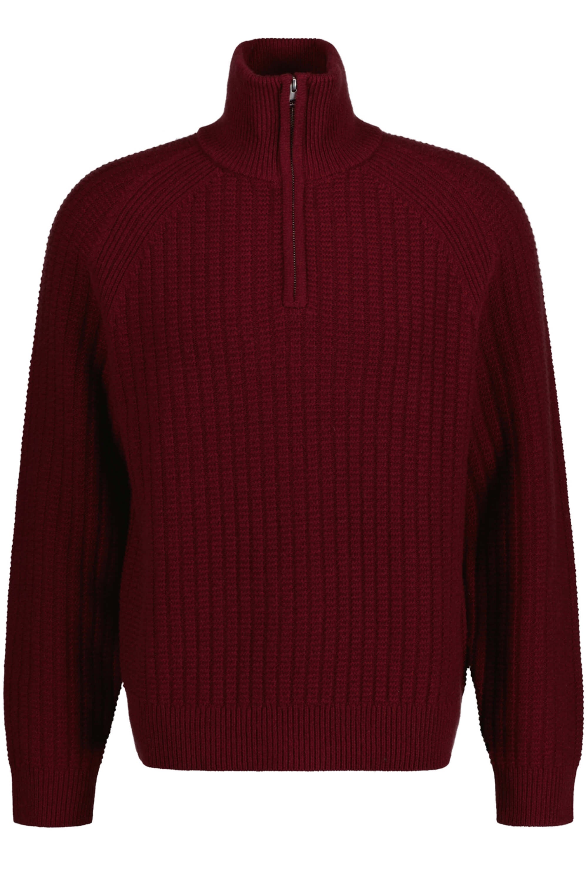 Gant Texture Raglan Half Zip Knit