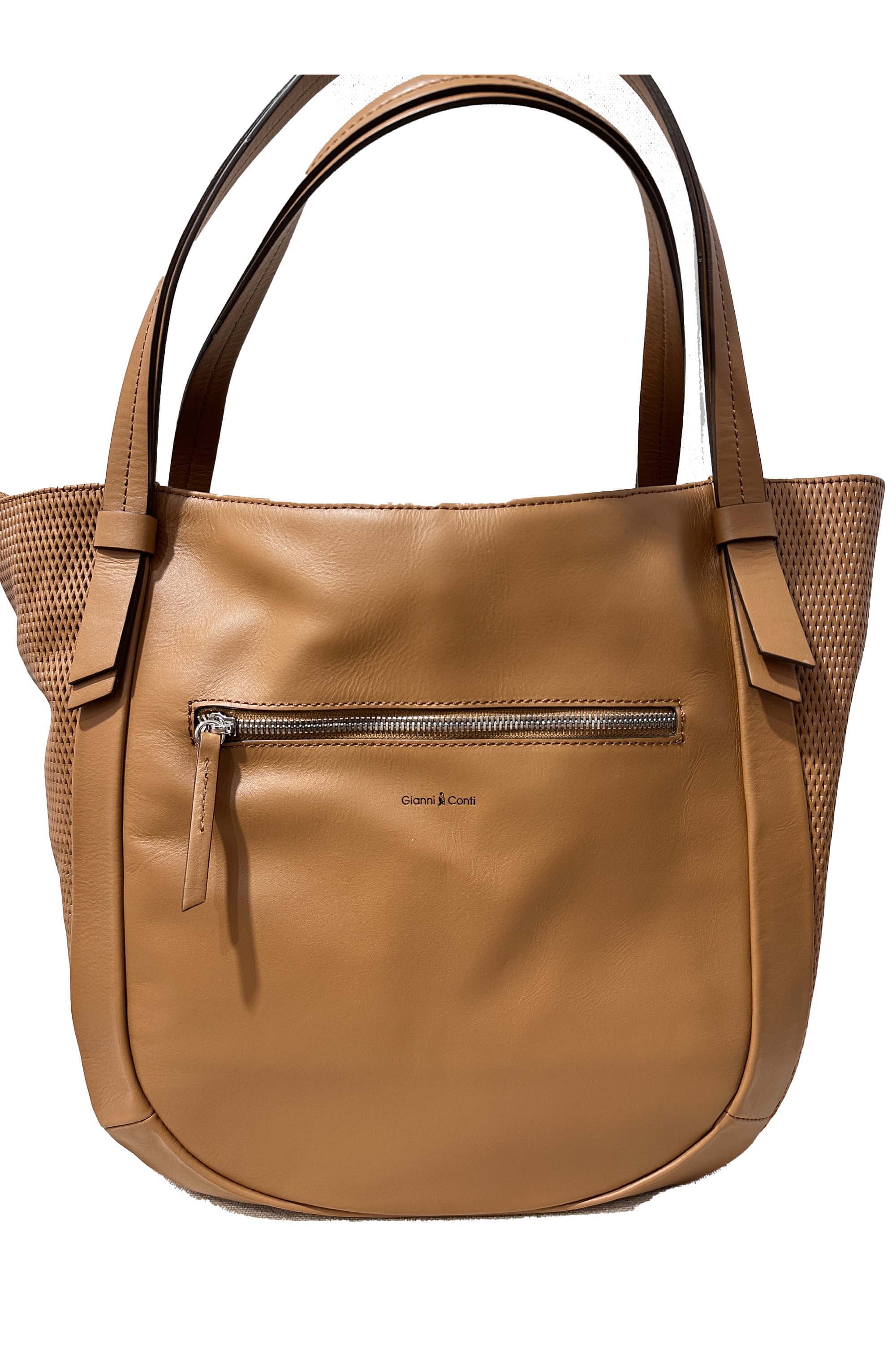 Gianni Conti 253901 Tan Bag