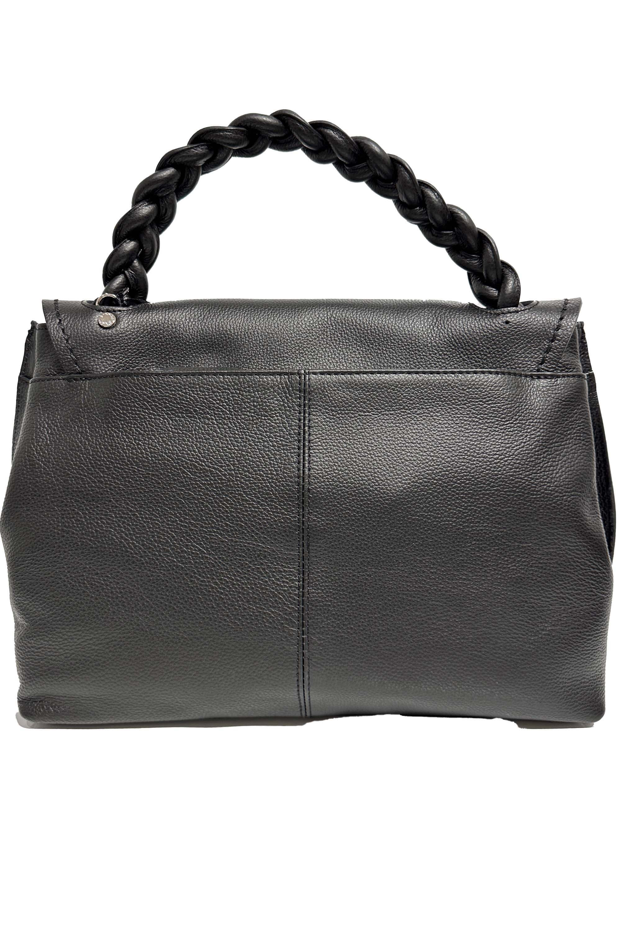 Gianni Conti Leather 4292 Black Bag