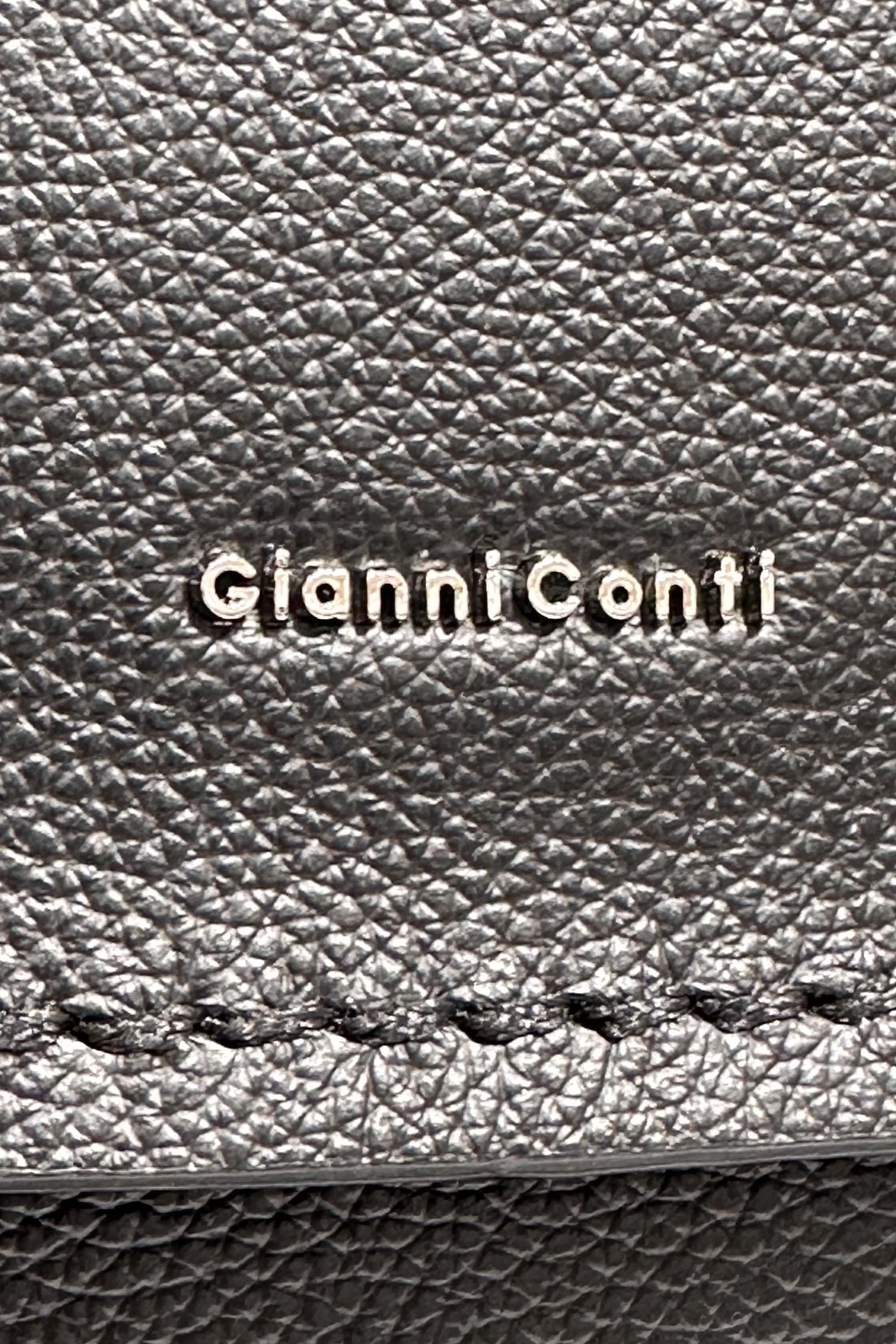 Gianni Conti Leather 4292 Black Bag