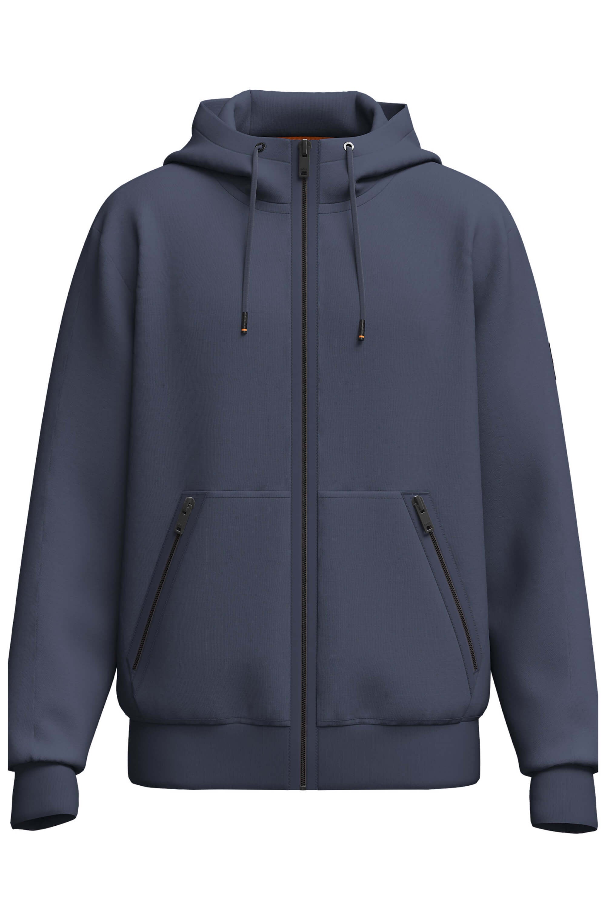 Hugo Boss ZeeBomber Zip Hoodie Dark Blue