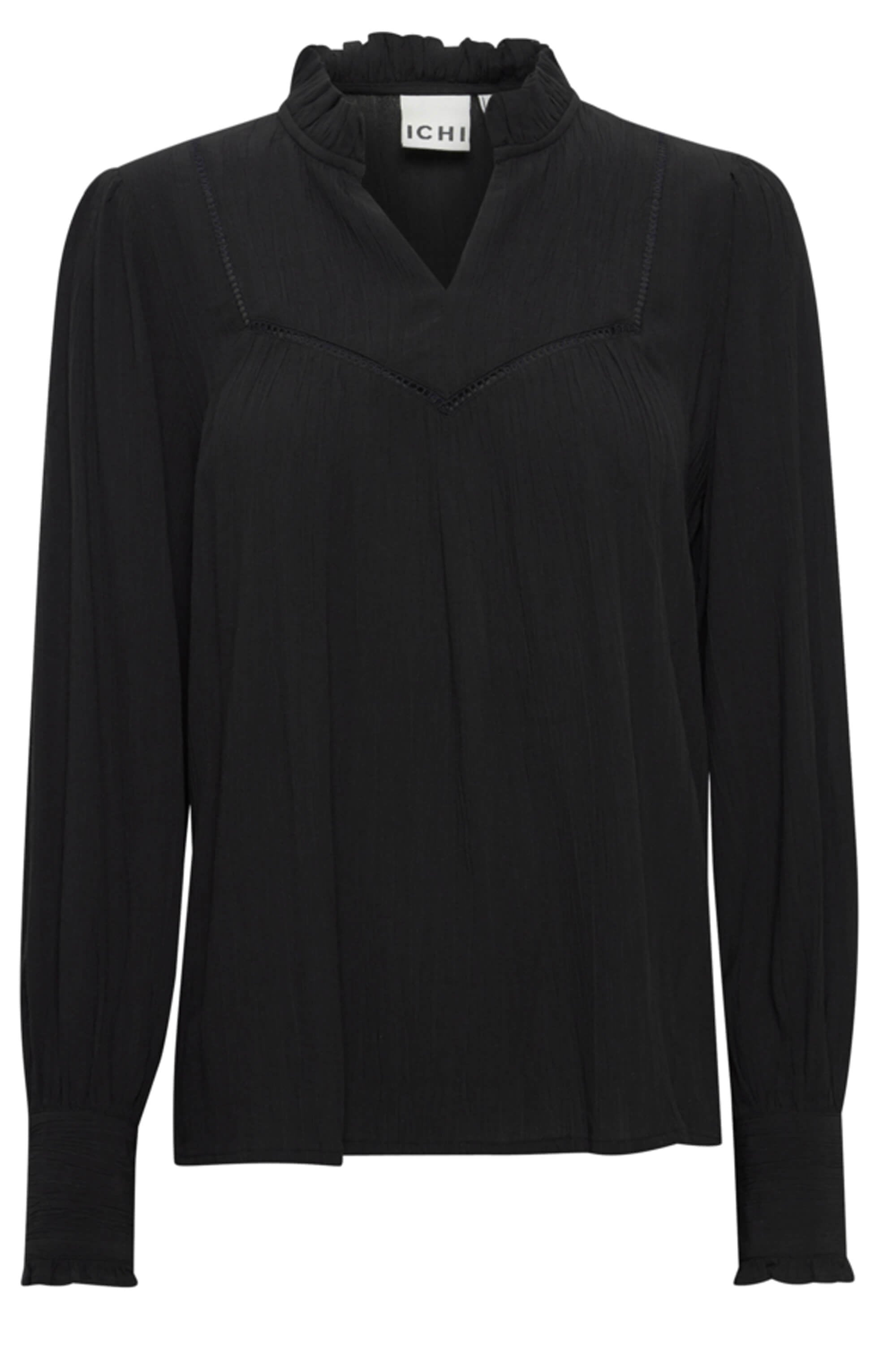 Ichi Fleurette Blouse Black