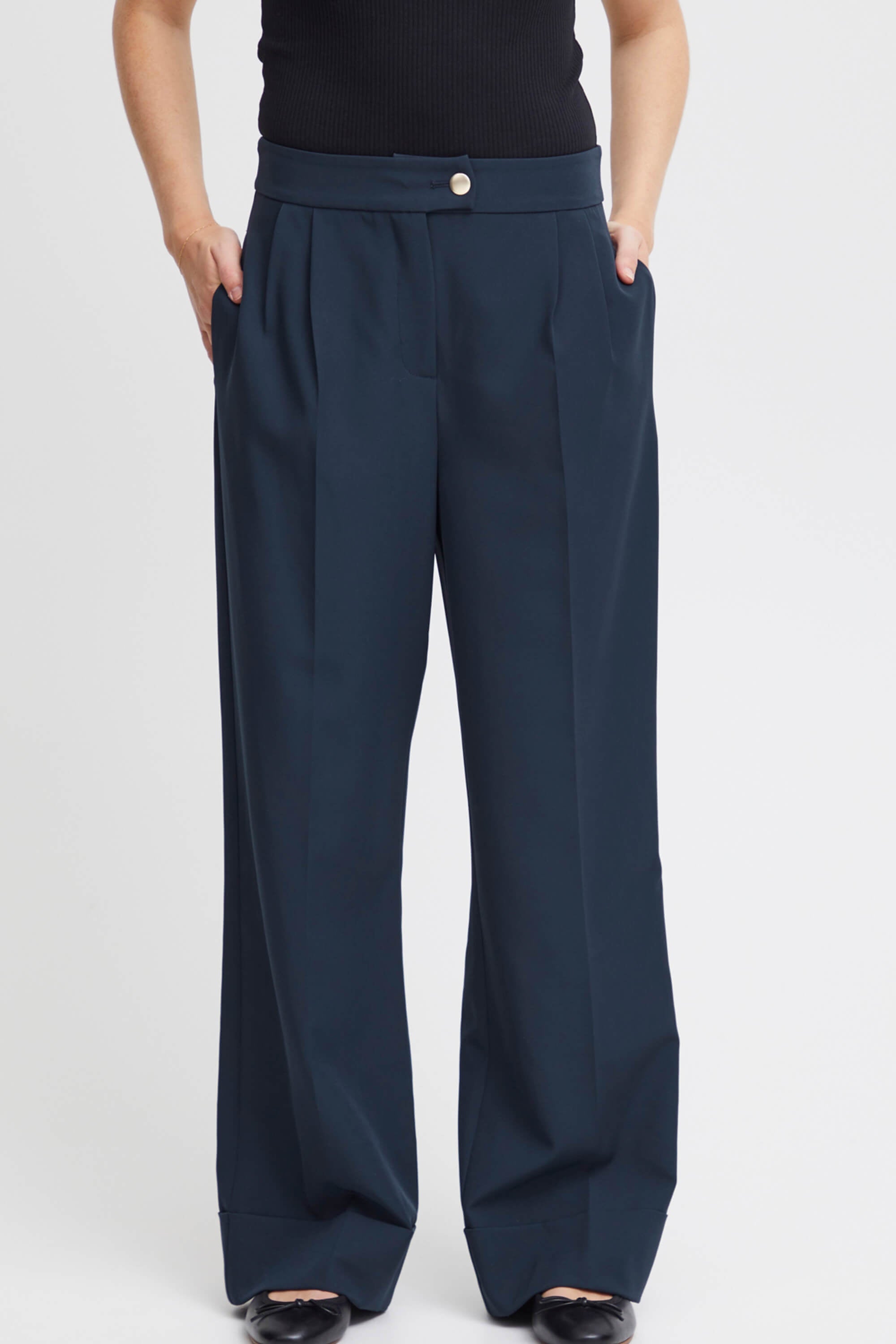 Ichi Lexi Trousers Total Eclipse