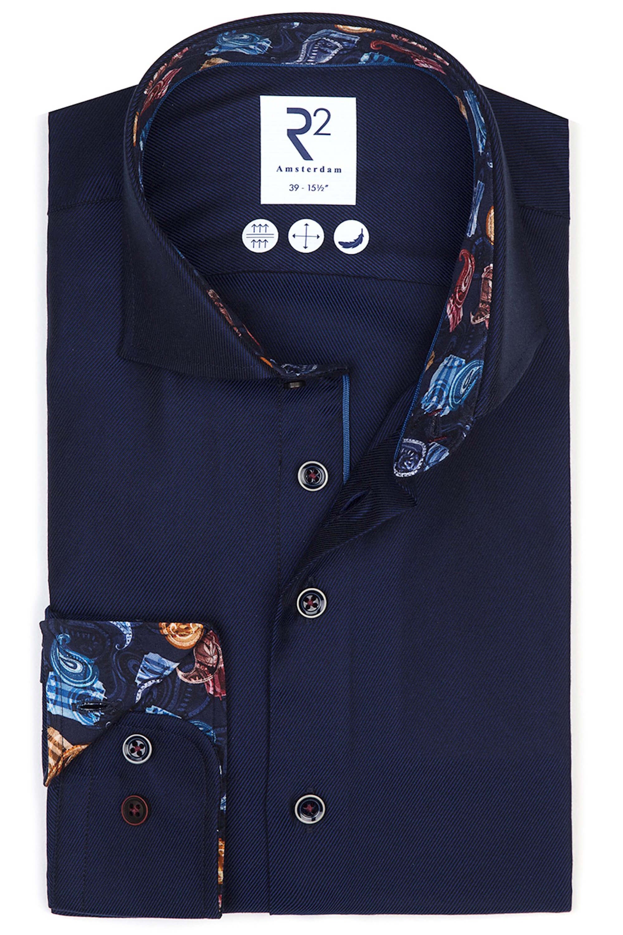 R2 Plain Navy Shirt