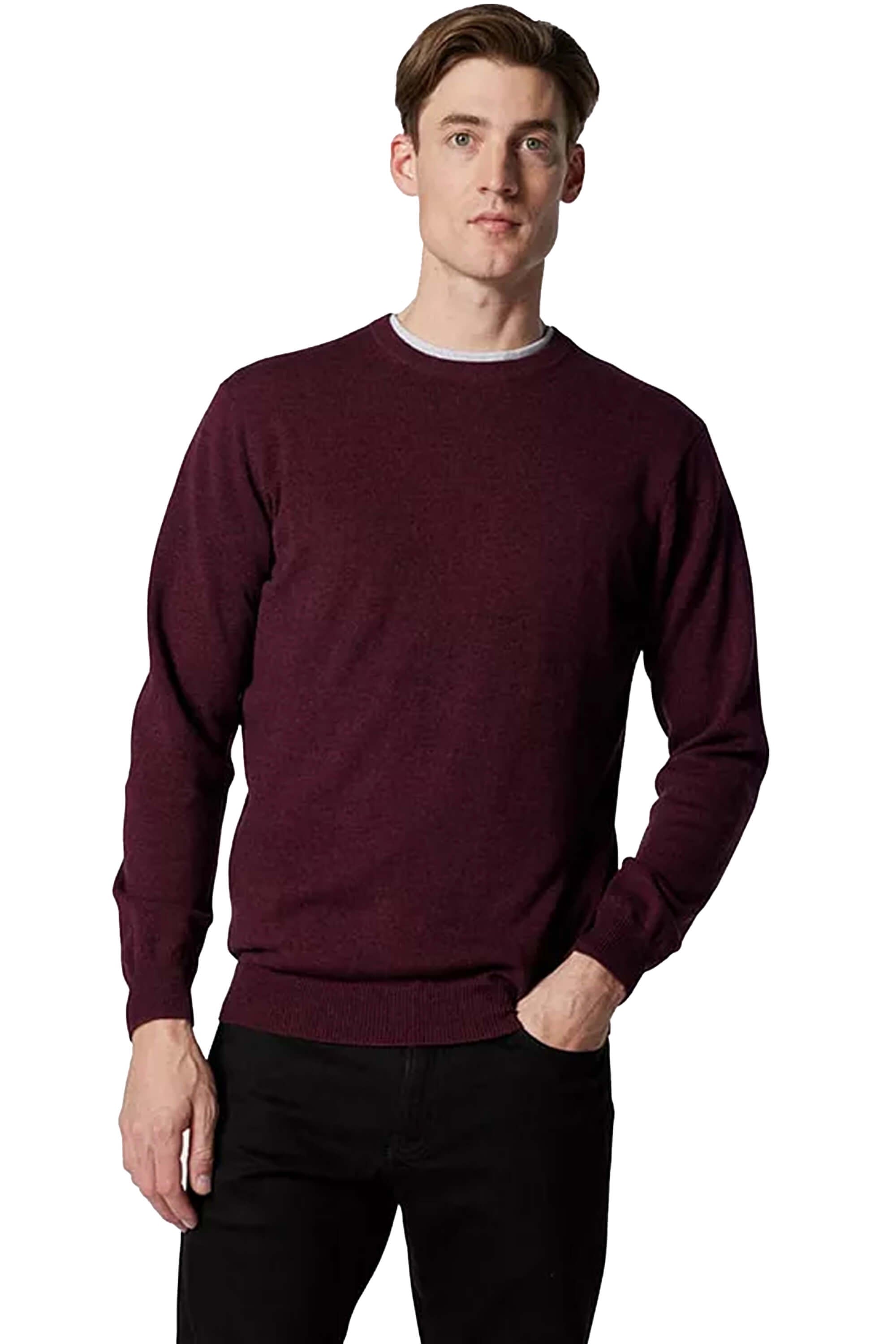 Rodd & Gunn Queenstown Sweater Claret