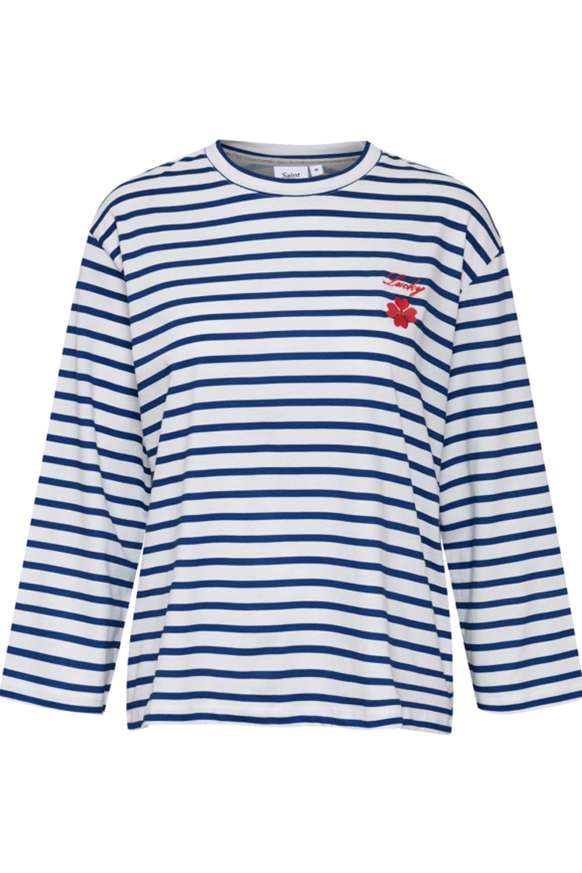 Saint Tropez Aria LS Blouse Sodalite Blue