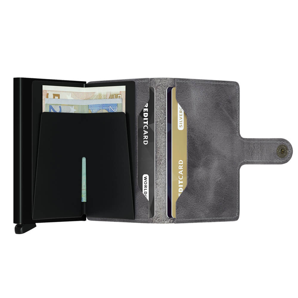 Secrid Miniwallet Vintage Grey-Black
