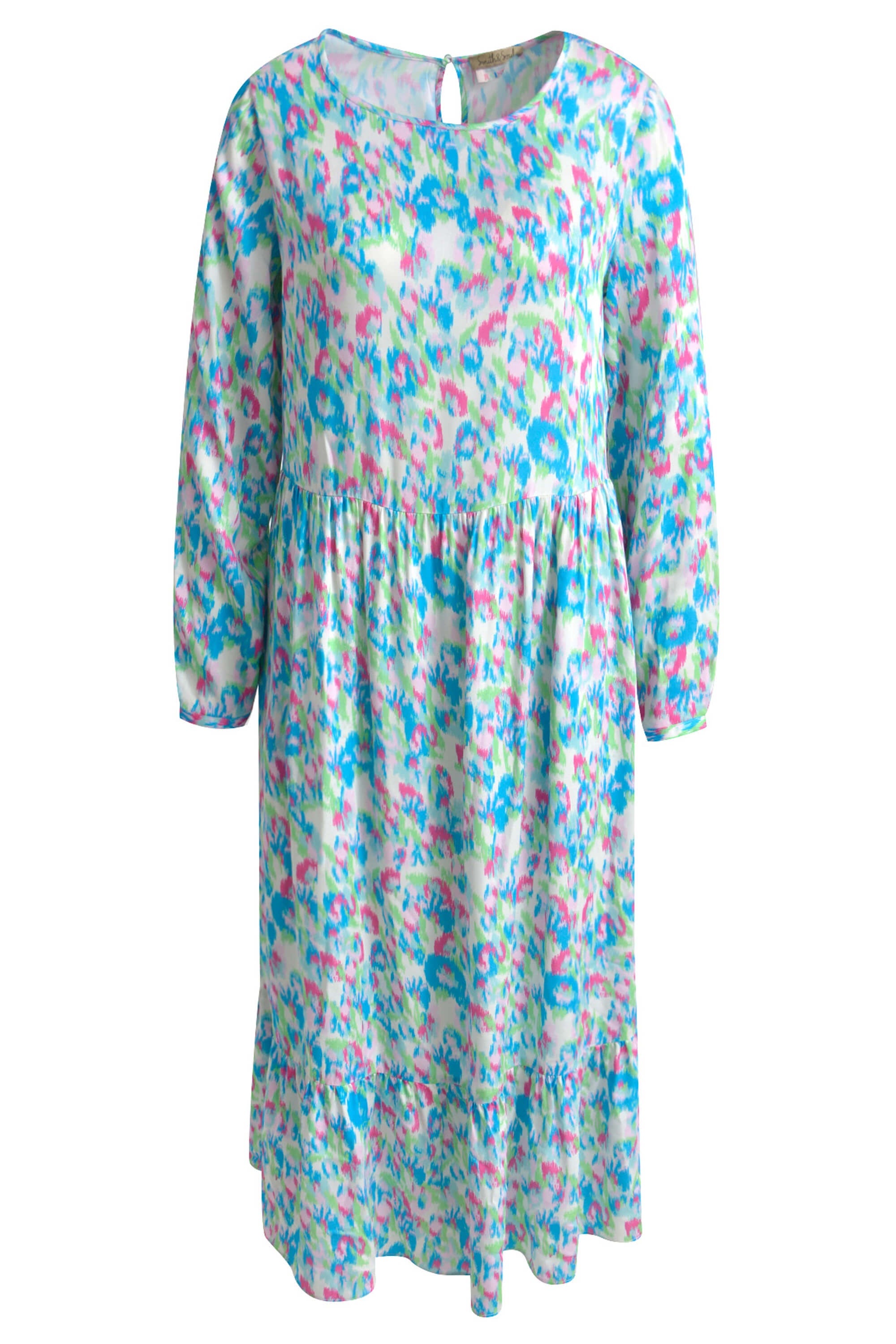 Smith & Soul Midi Dress Volant Hem